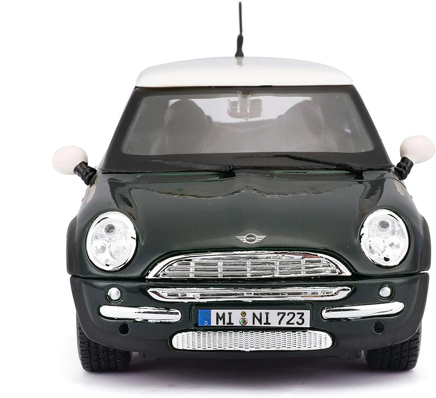 Maisto 31219 - Modellauto - Mini Cooper (dunkelgrün, Maßstab 1:24)