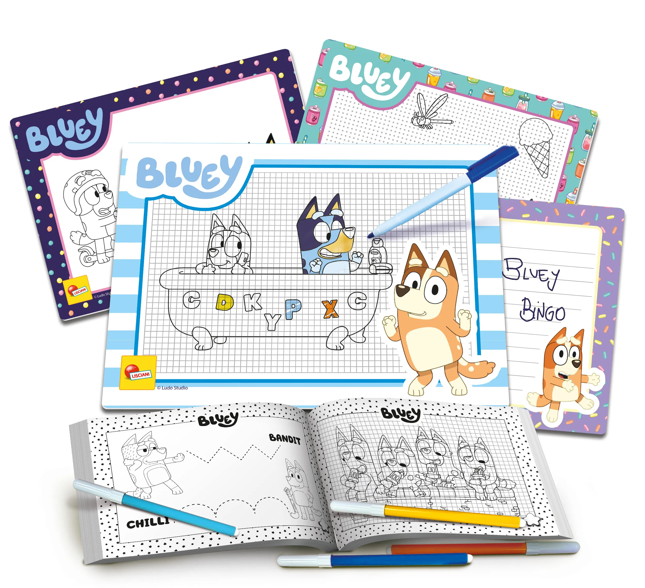 Lisciani 99382 - Bluey Zeichenschule