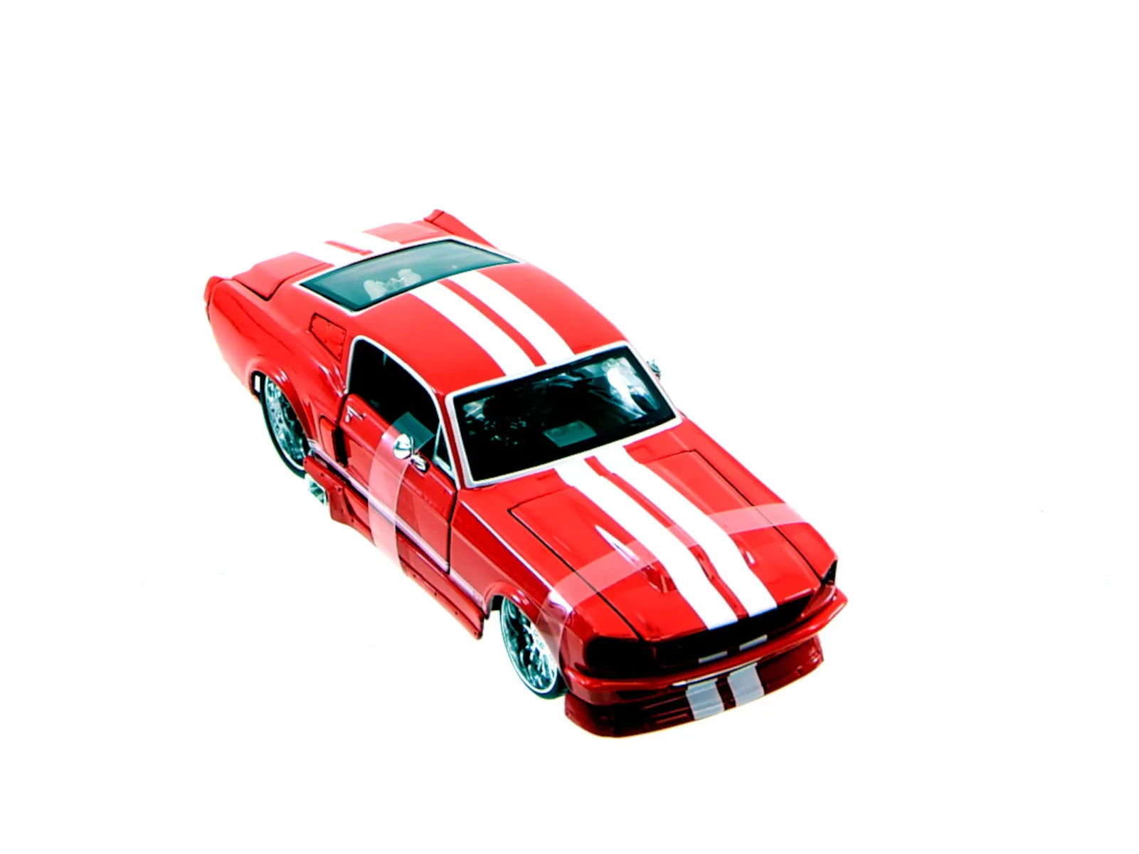 Maisto 31094 - Modellauto - Ford Mustang GT500 '67 (rot, Maßstab 1:24)