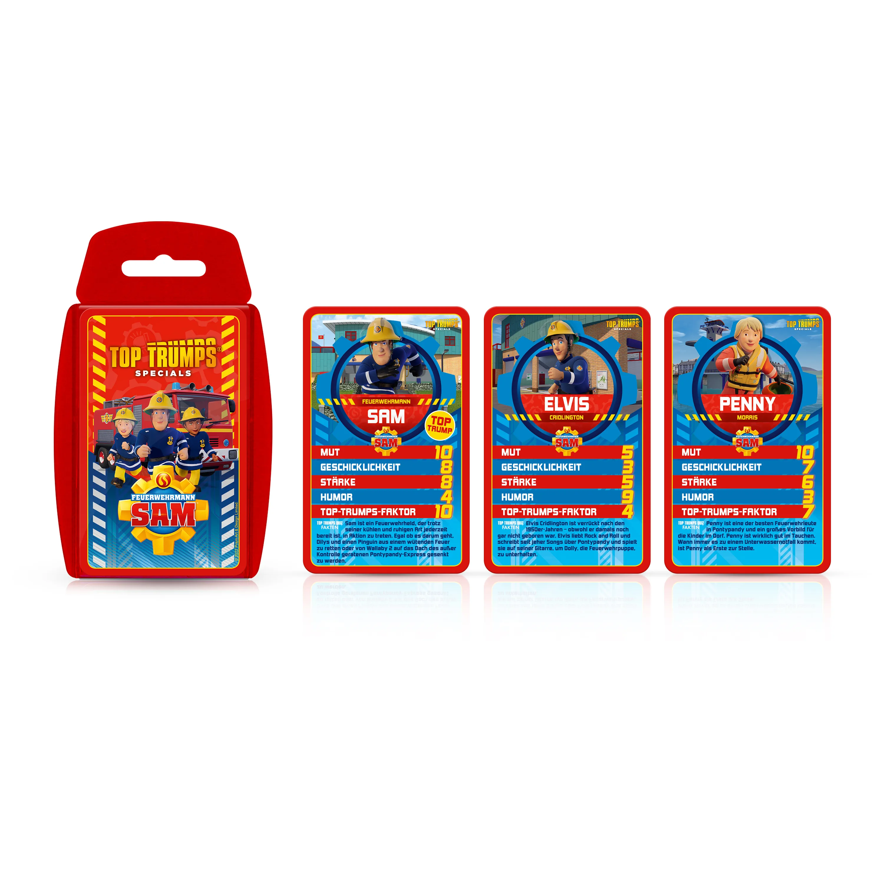 Feuerwehrmann Sam Kartenspiel-Set - UNO + Top Trumps
