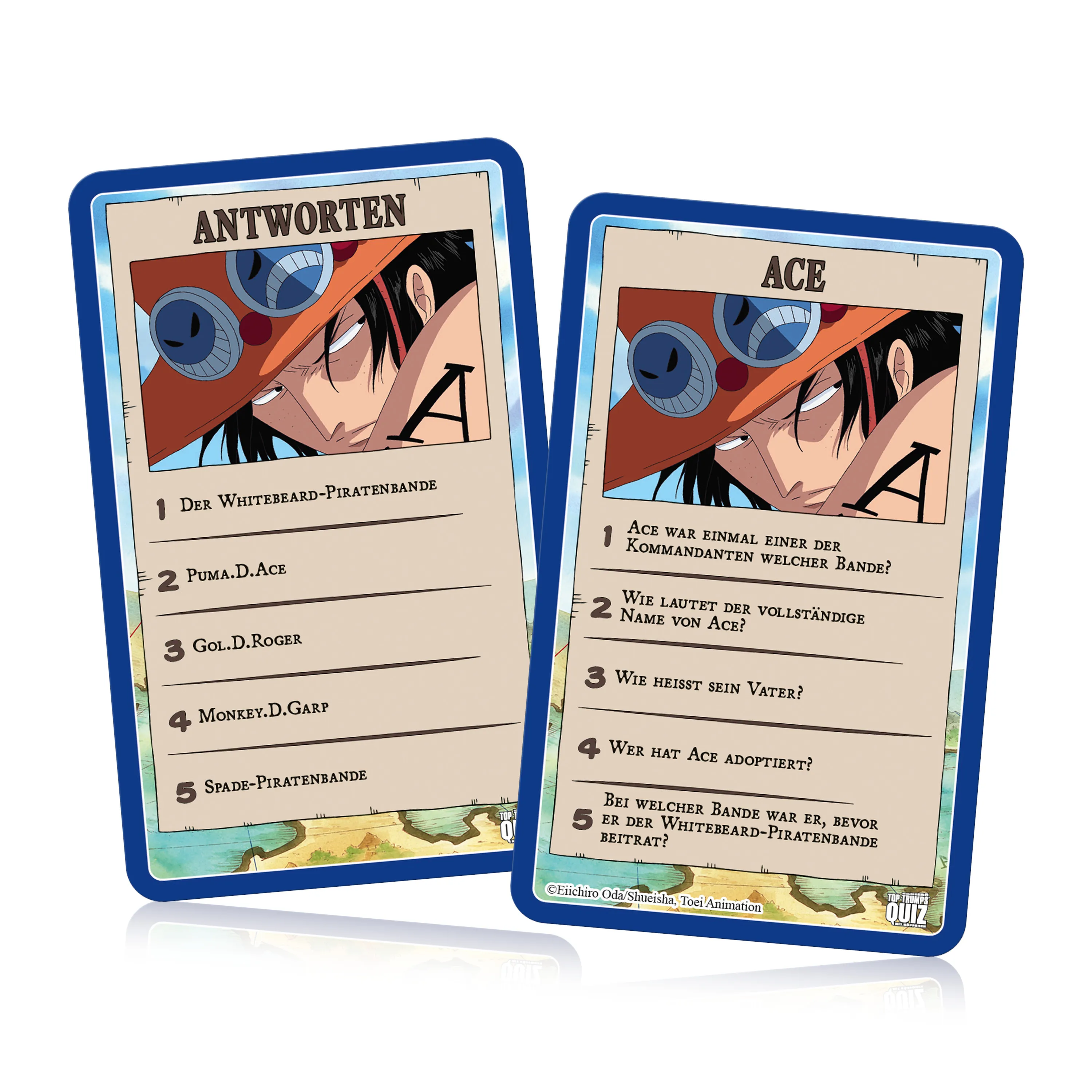 Top Trumps Quiz - One Piece + Stohhut Ruffy