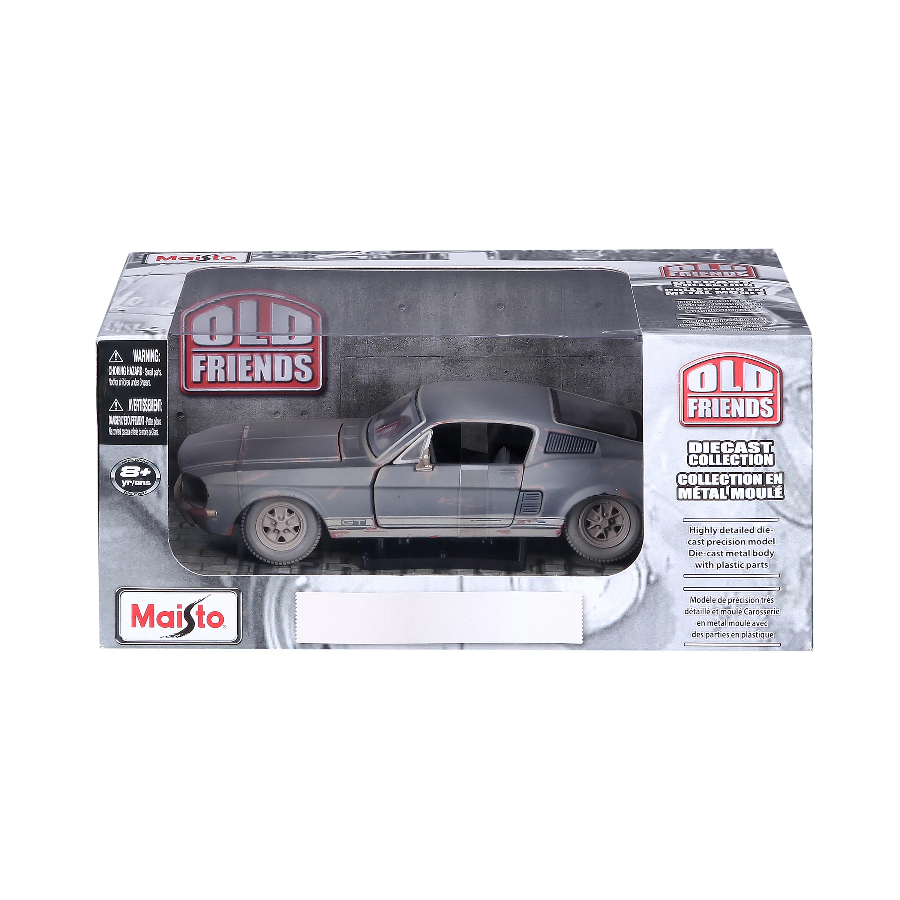 Maisto 32142 - Modellauto - Old Friends Ford Mustang GT 1967 (Maßstab 1:24)