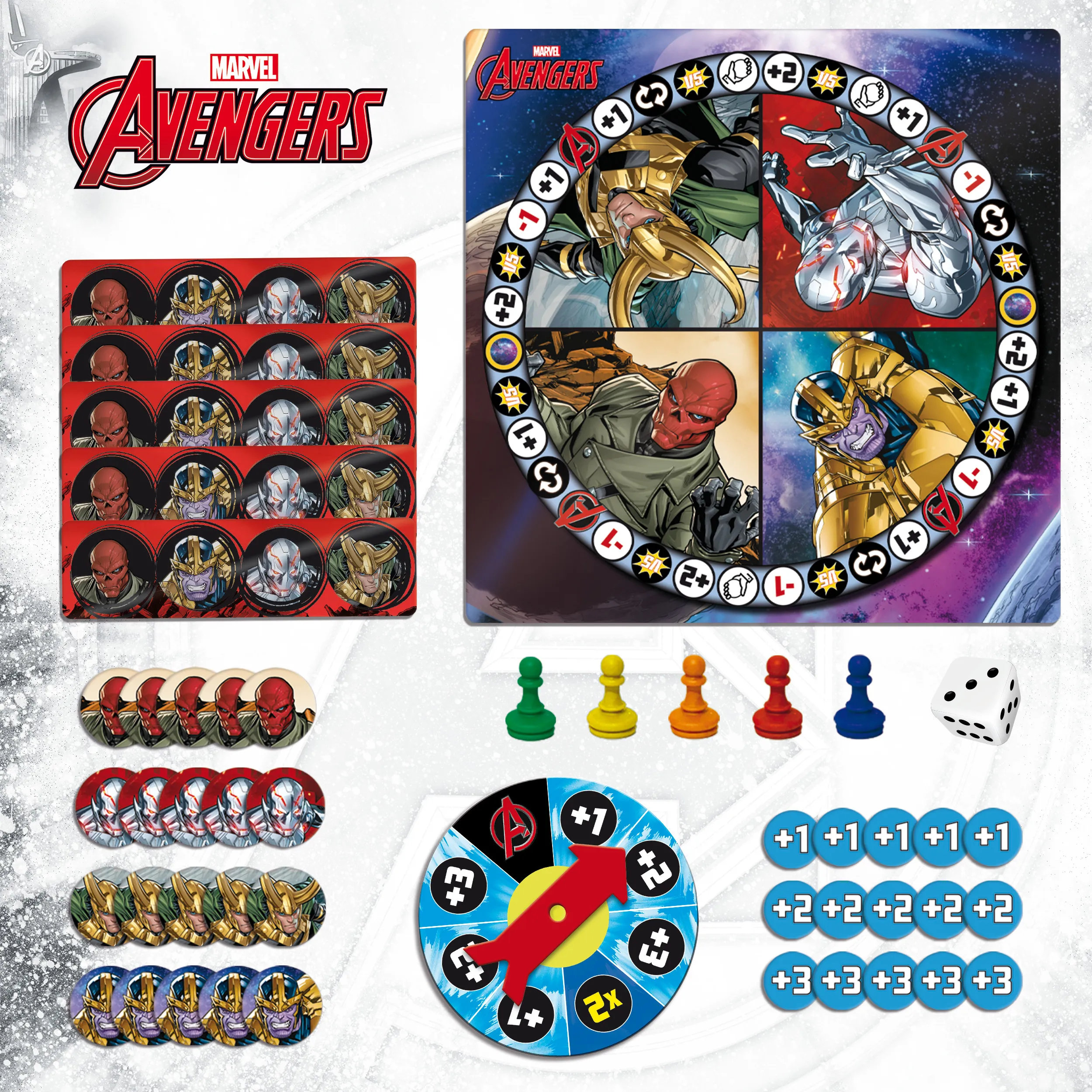 Lisciani 100910 - Brettspiel - Marvel Avengers Unite Game Thanos Revenge