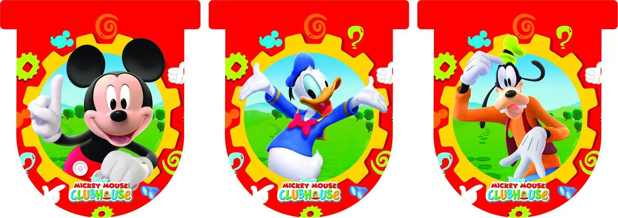 Procos - Micky Maus Clubhouse - Wimpelkette (3,0m) Procos - Micky Maus Clubhouse - Wimpelkette (3,0m)
