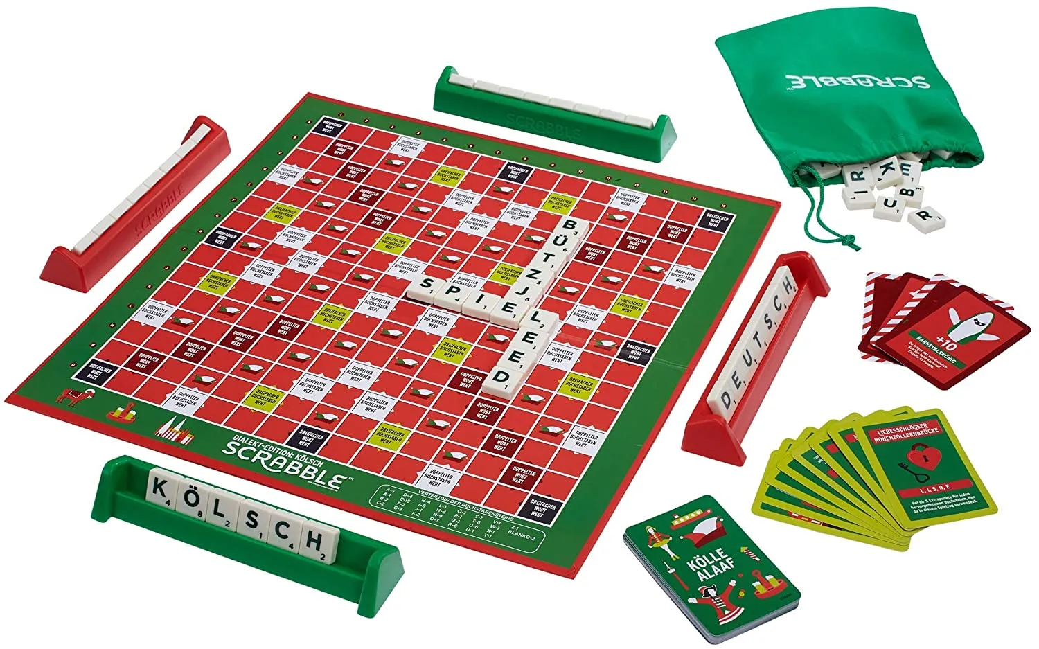 Monopoly Köln (Neuauflage) + Scrabble Dialekt-Edition: Kölsch