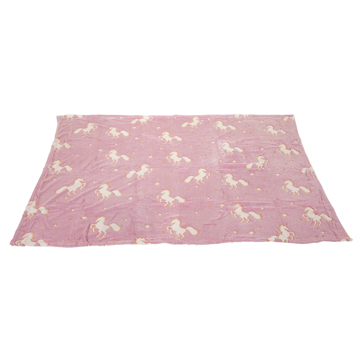 Toi-Toys - GLOW N FUN Fluoreszierende Decke Einhorn (130x150cm)