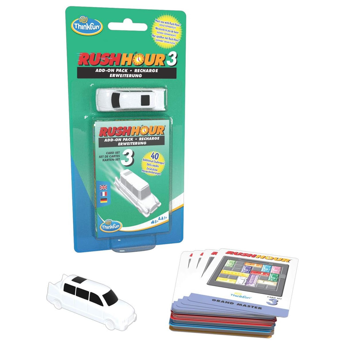 ThinkFun - Spiele-Erweiterungen - Rush Hour 3 & 4