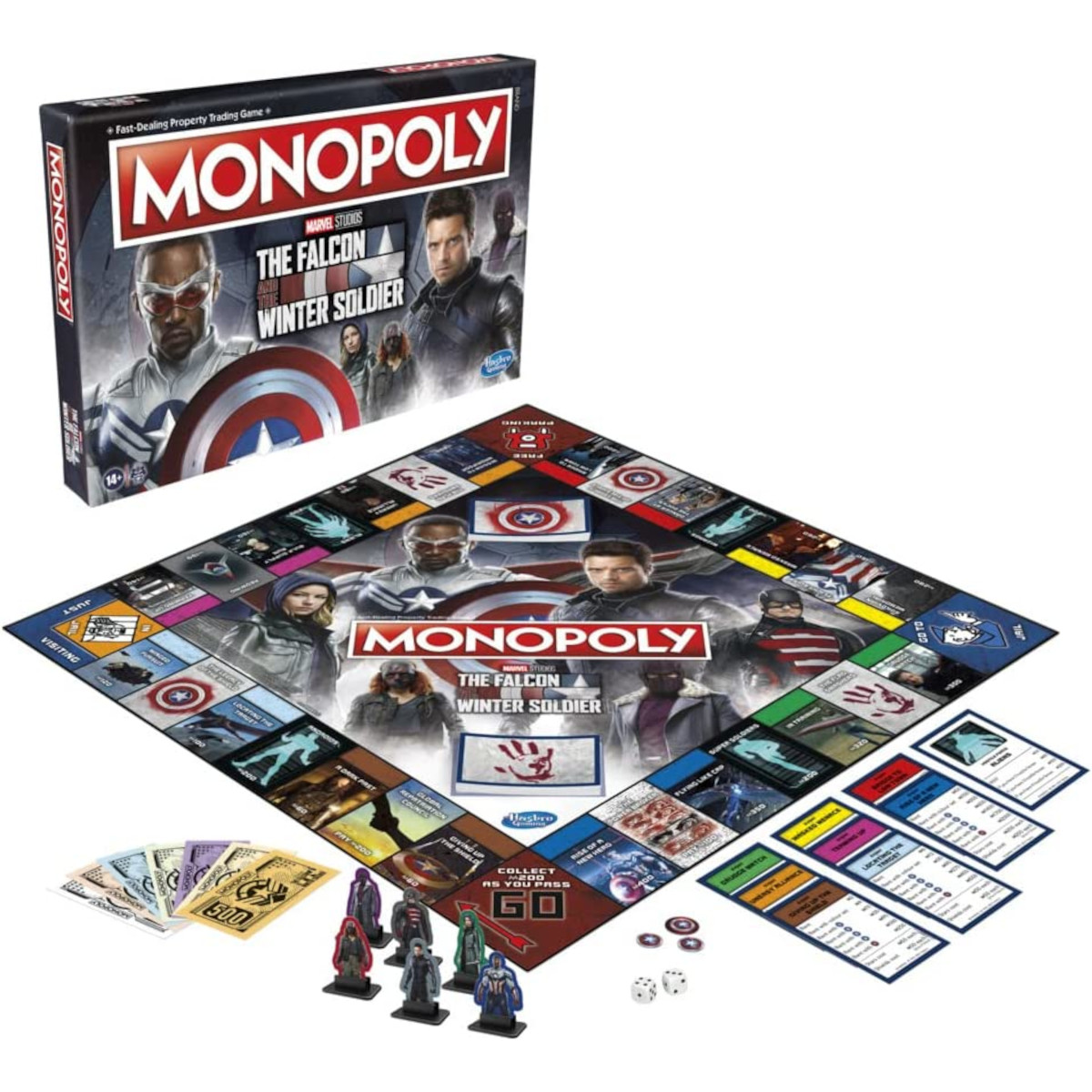 Hasbro - Monopoly - The Falcon and the Winter Soldier (englisch)