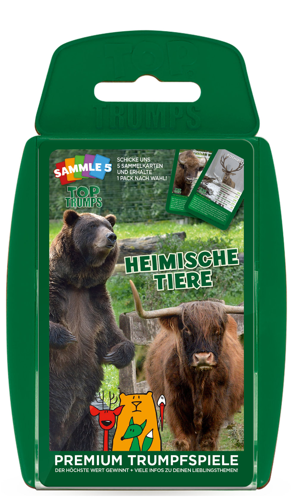 Top Trumps - Heimische Tiere