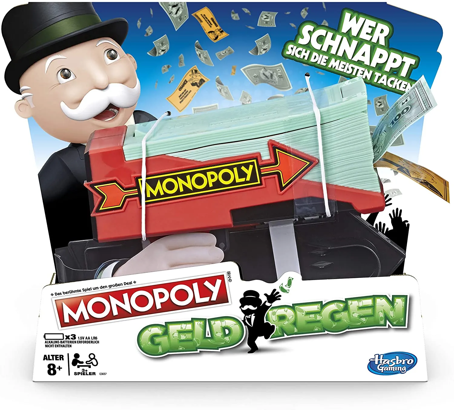 Monopoly Mega 2nd Edition (neue Auflage 2020) + Geldregen + Mr.Monopoly Plüsch