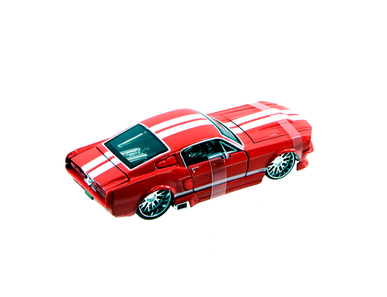 Maisto 31094 - Modellauto - Ford Mustang GT500 '67 (rot, Maßstab 1:24) 