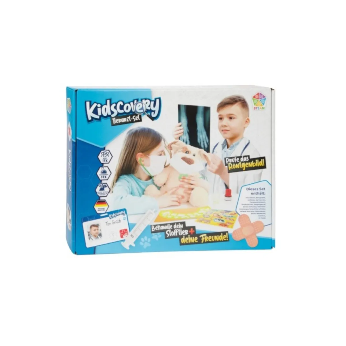 Toi-Toys 38318A_DE - KIDSCOVERY Experiment -Tierarzt- Set XL (DE)