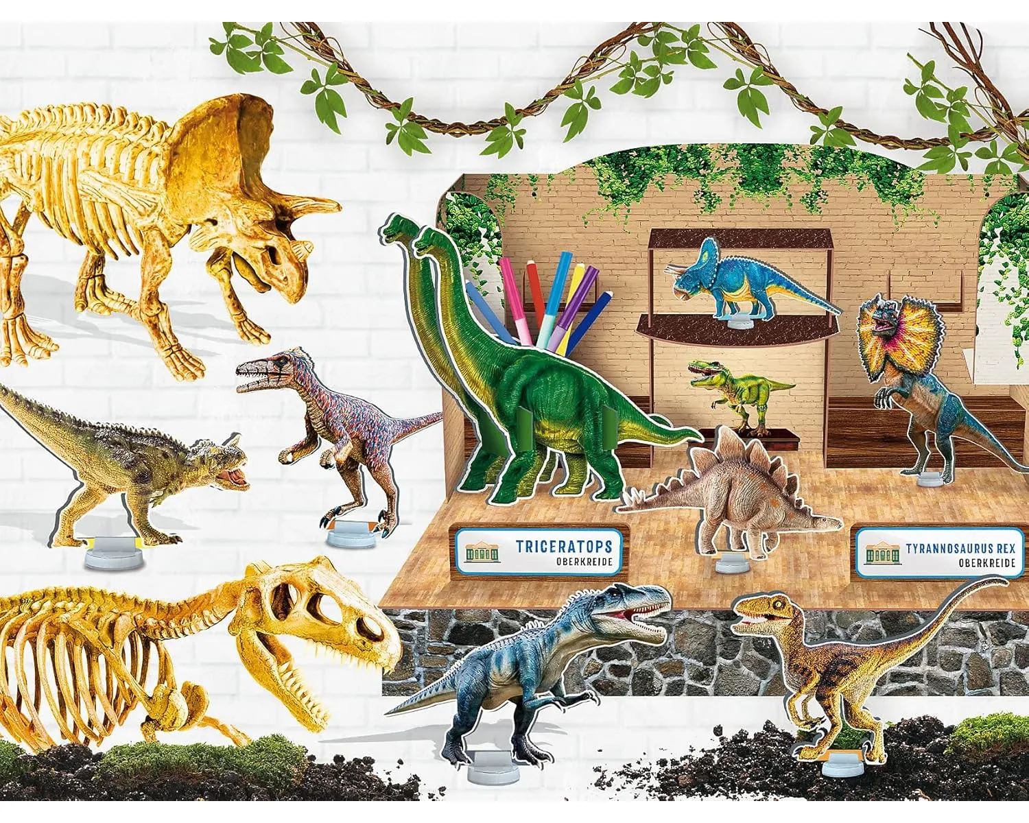 Lisciani DE92383WG - WOOZLE GOOZLE - Das Labor der Paläontologie