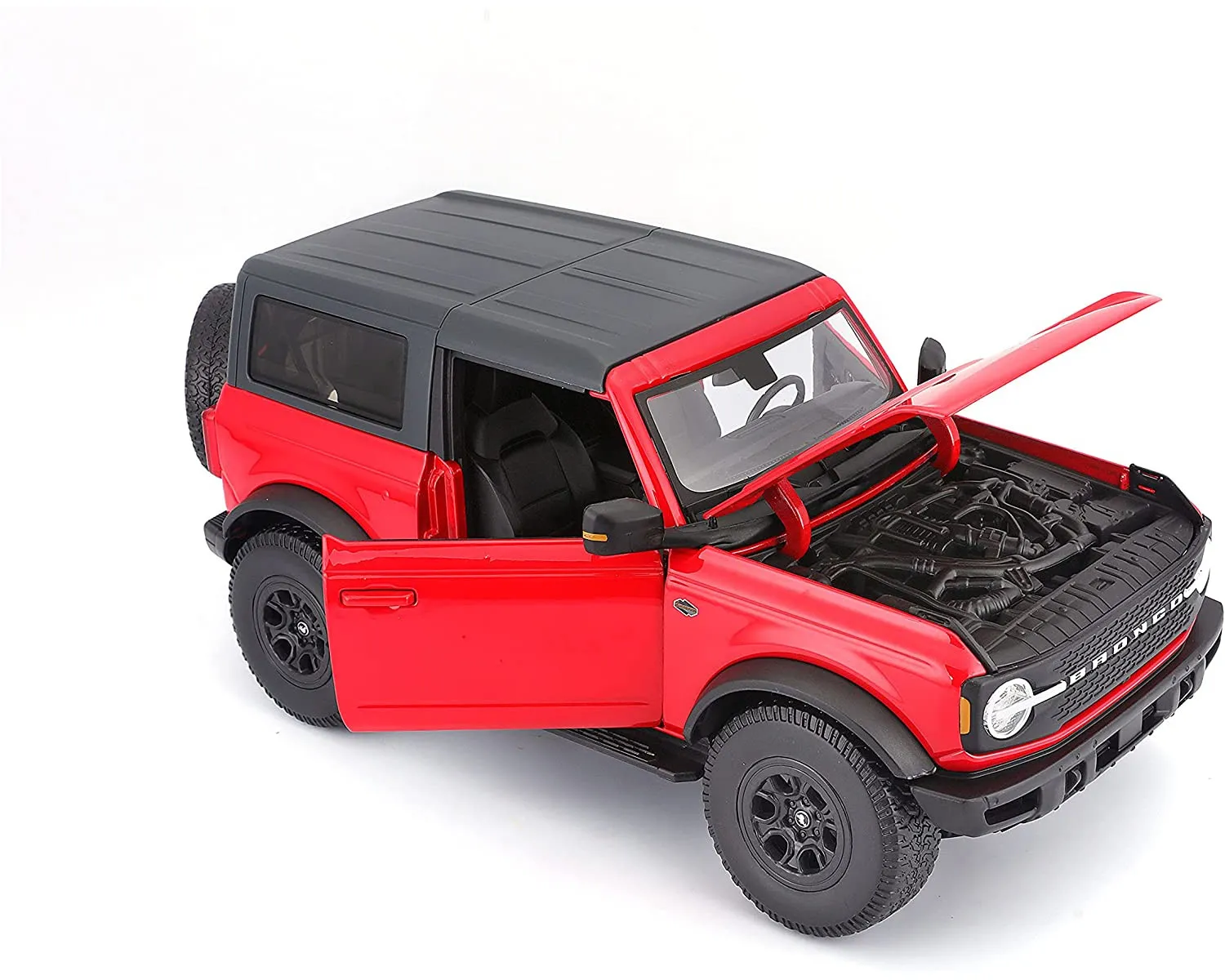 Maisto 31456 - Modellauto - Ford Bronco '21 Wildtrak (rot, Maßstab 1:18)