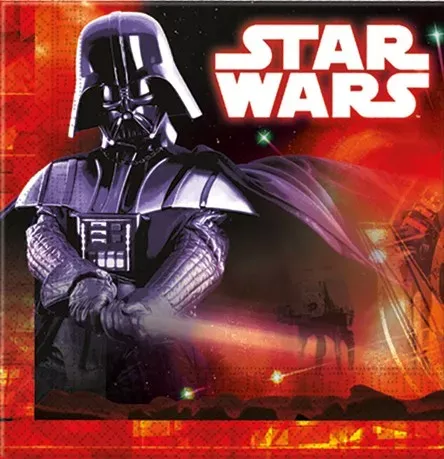 Procos - Star Wars Darth Vader - Servietten (33x33cm, 20 Stück)