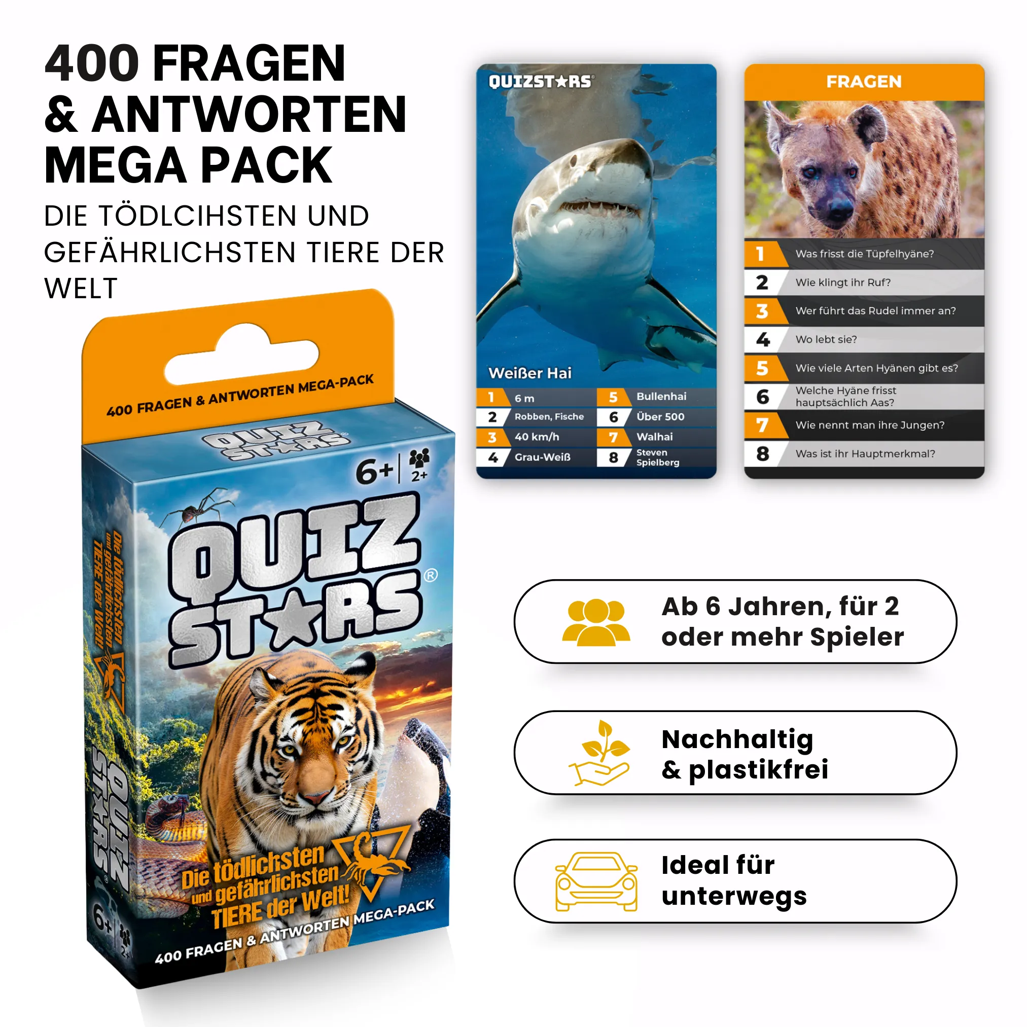 Quizstars - Die tödlichsten und gefährlichsten Tiere der Welt