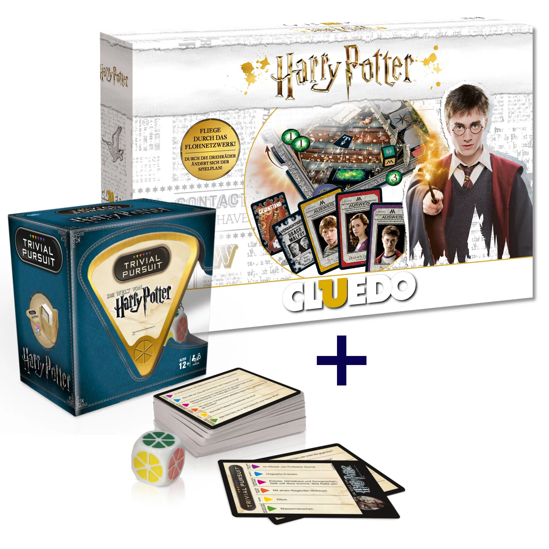 Cluedo Harry Potter  + Trivial Pursuit Harry Potter