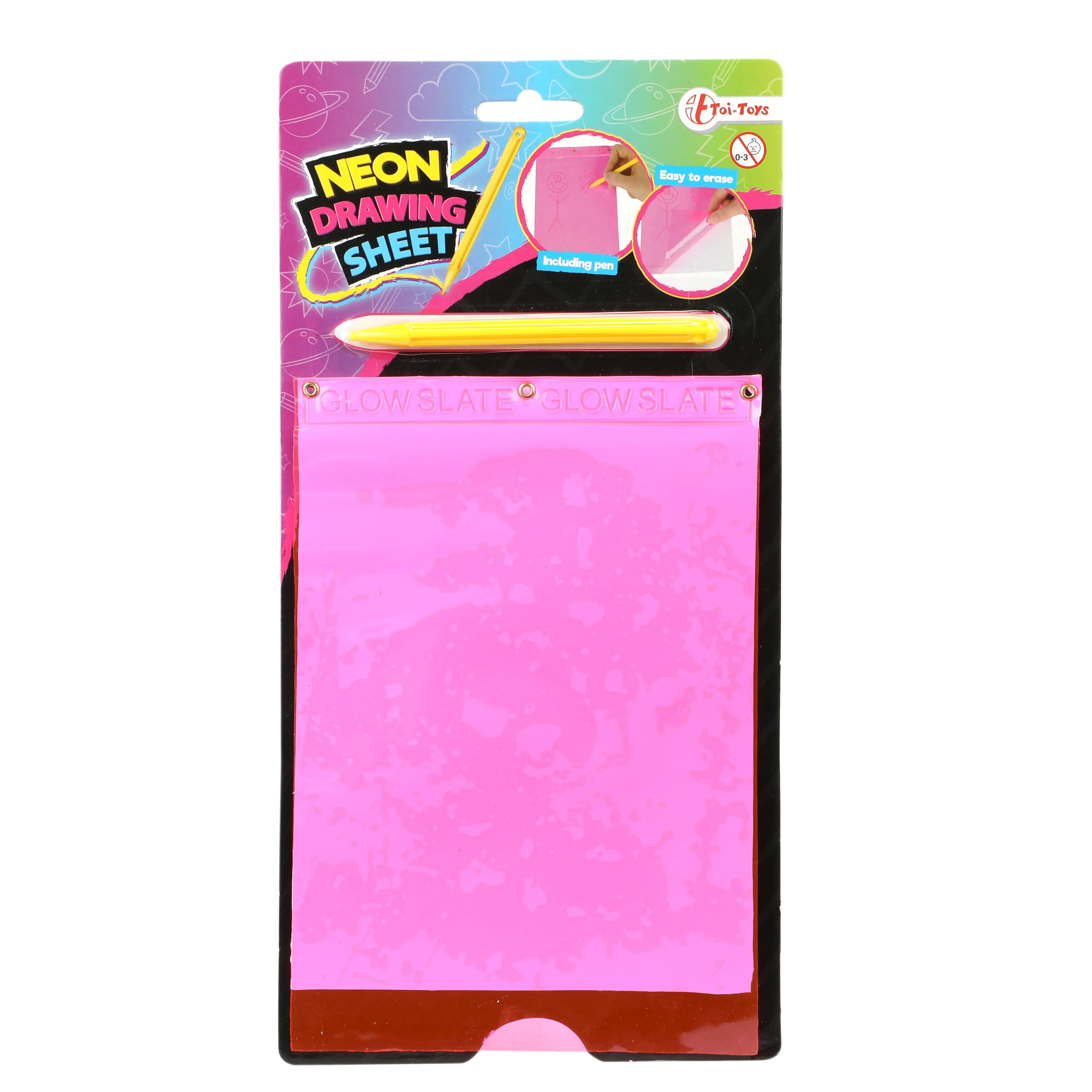 Toi-Toys - Magisches Kritzel Zeichenblatt A5 - Neon