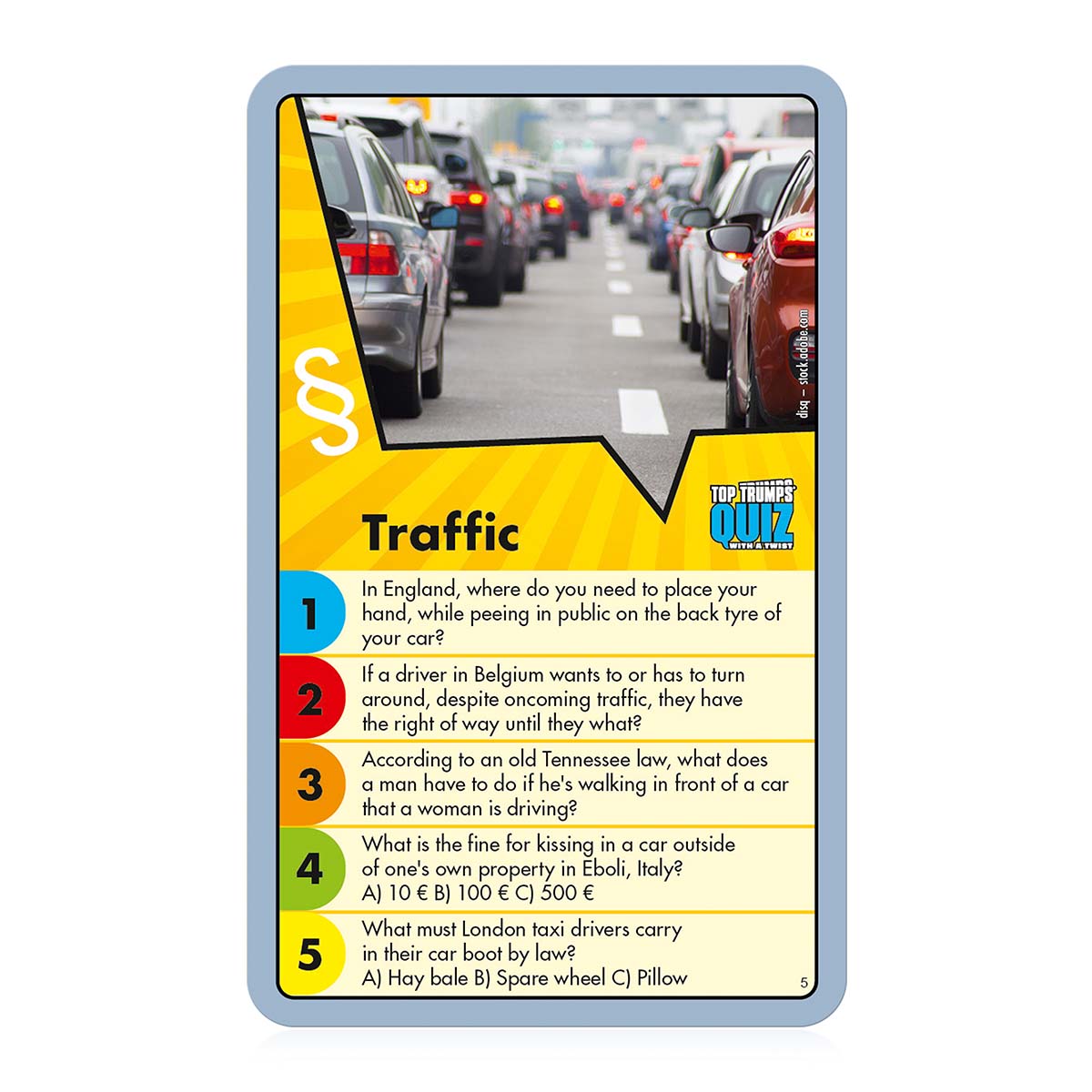 Top Trumps Quiz - Don't get the moose drunk! – crazy laws worldwide (englisch)