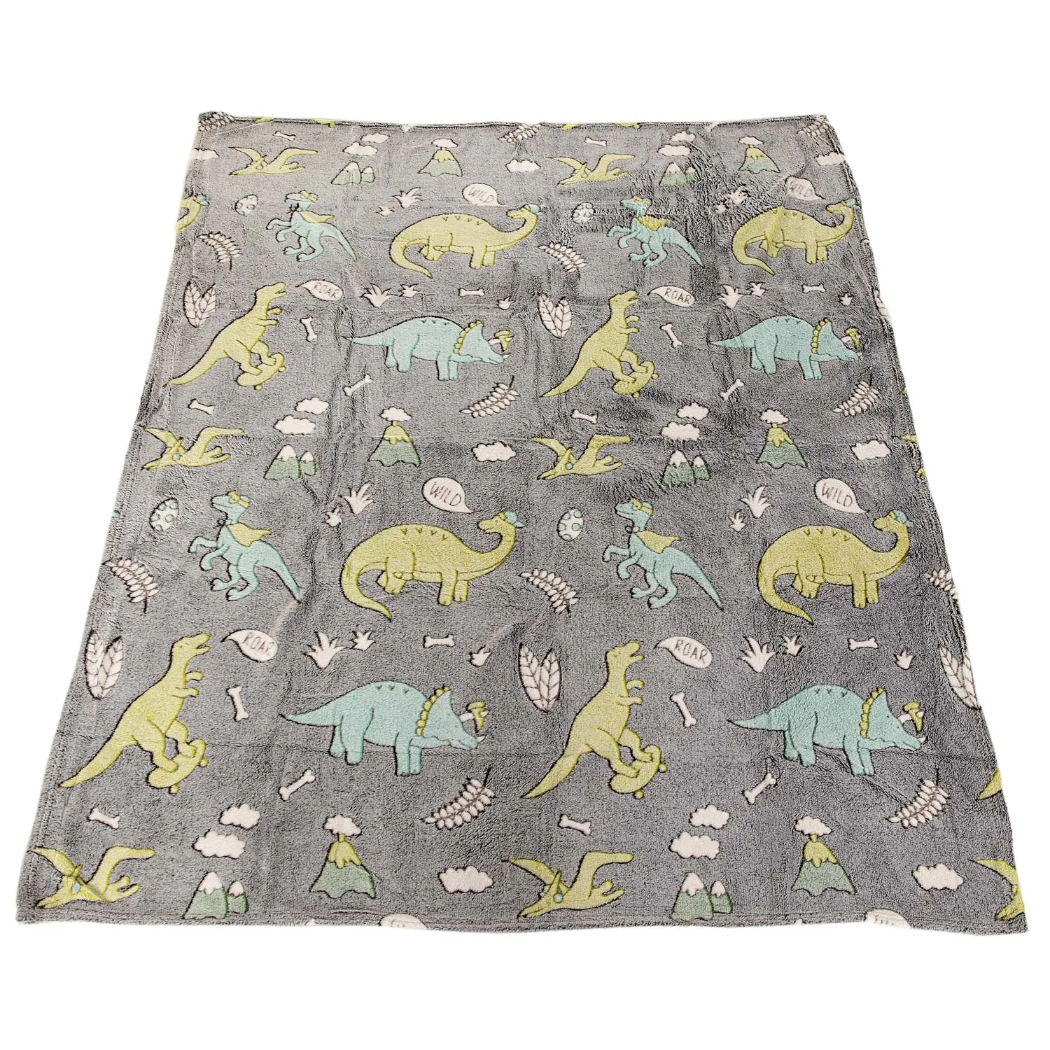 Toi-Toys - GLOW N FUN Fluoreszierende Decke Dino (130x150cm)