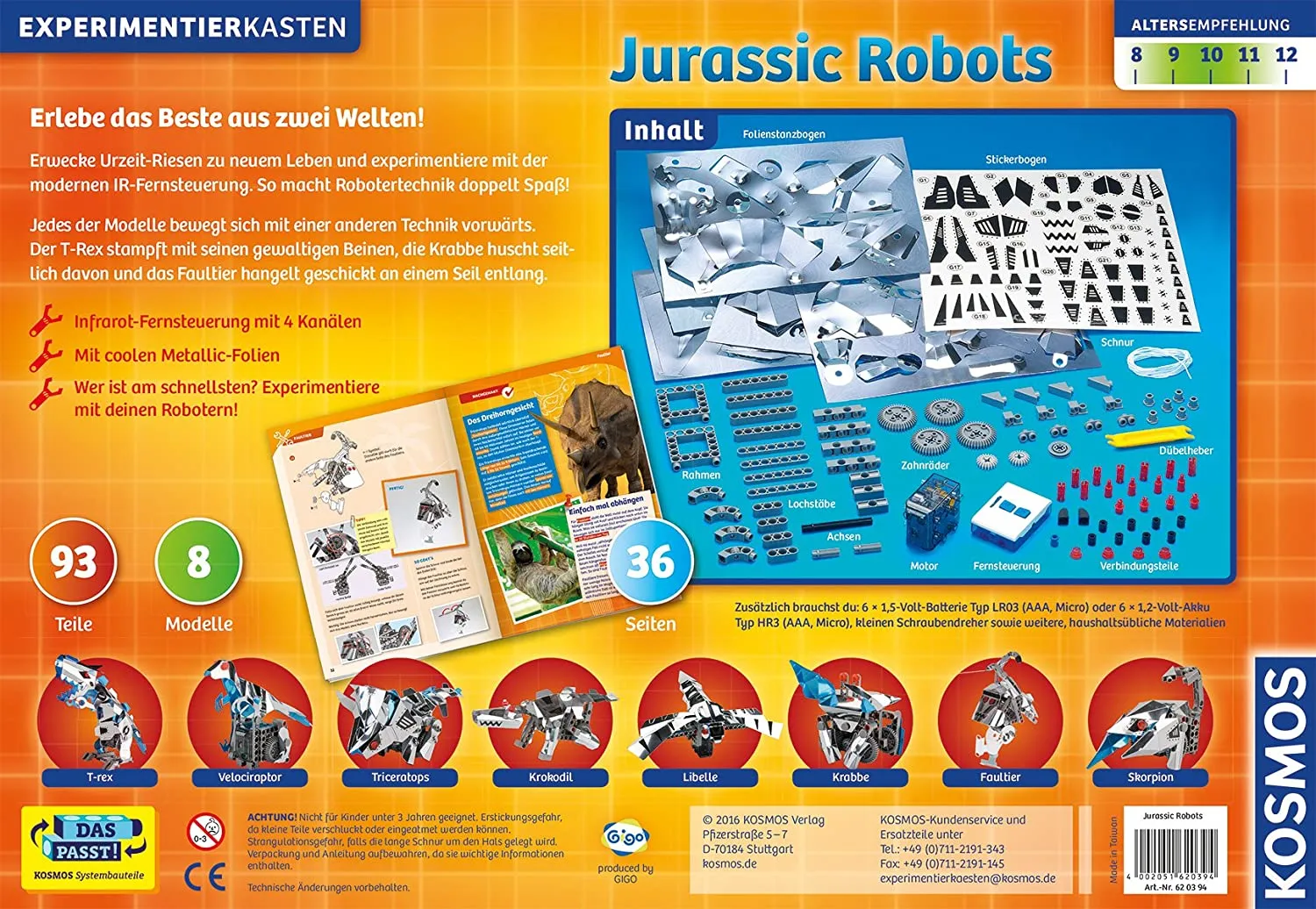 Kosmos 620394 - Experimentierkasten - Jurassic Robots