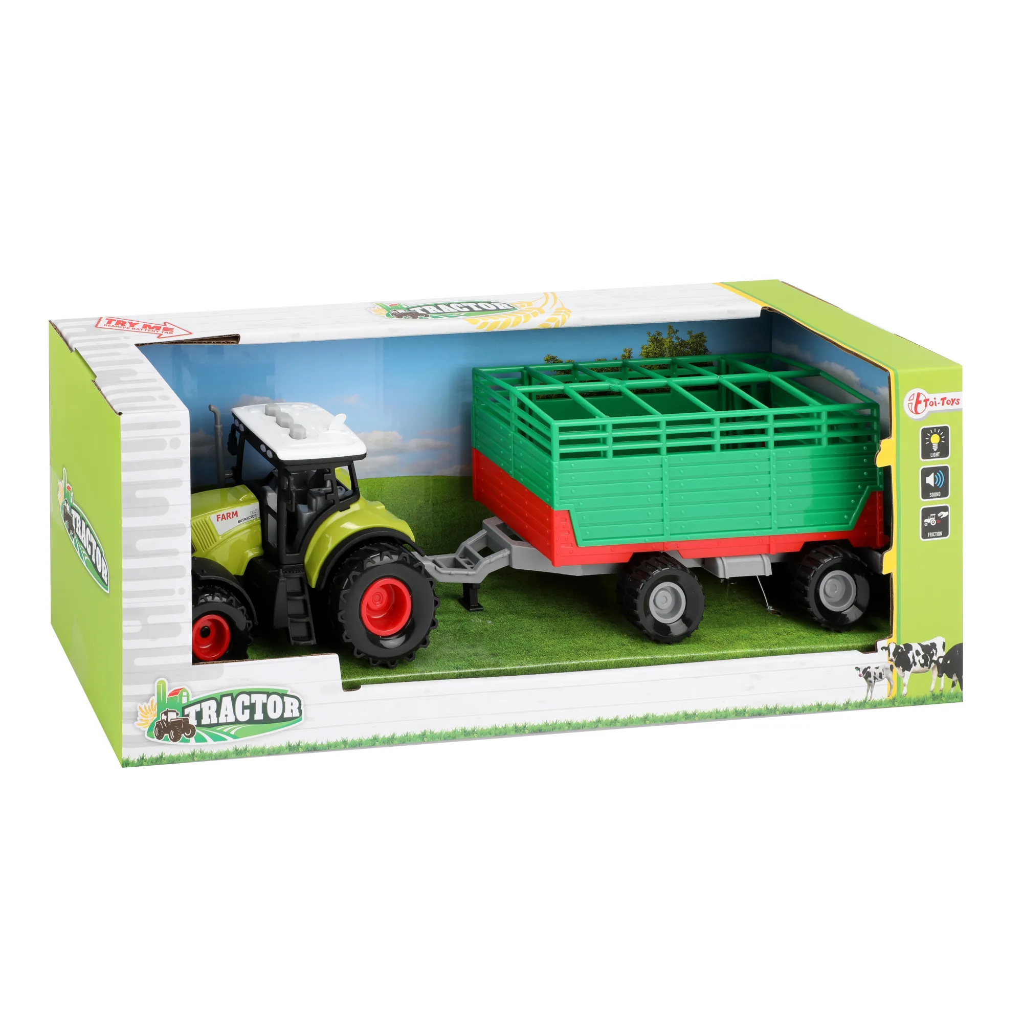 Toi-Toys - Traktor mit Anhänger