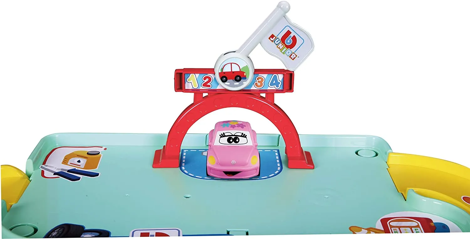 BB Junior - Parkhaus Spielset - My 1st Tune Up Garage inkl. VW New Beetle Spielzeugauto (B-Ware / Verpackung beschädigt)