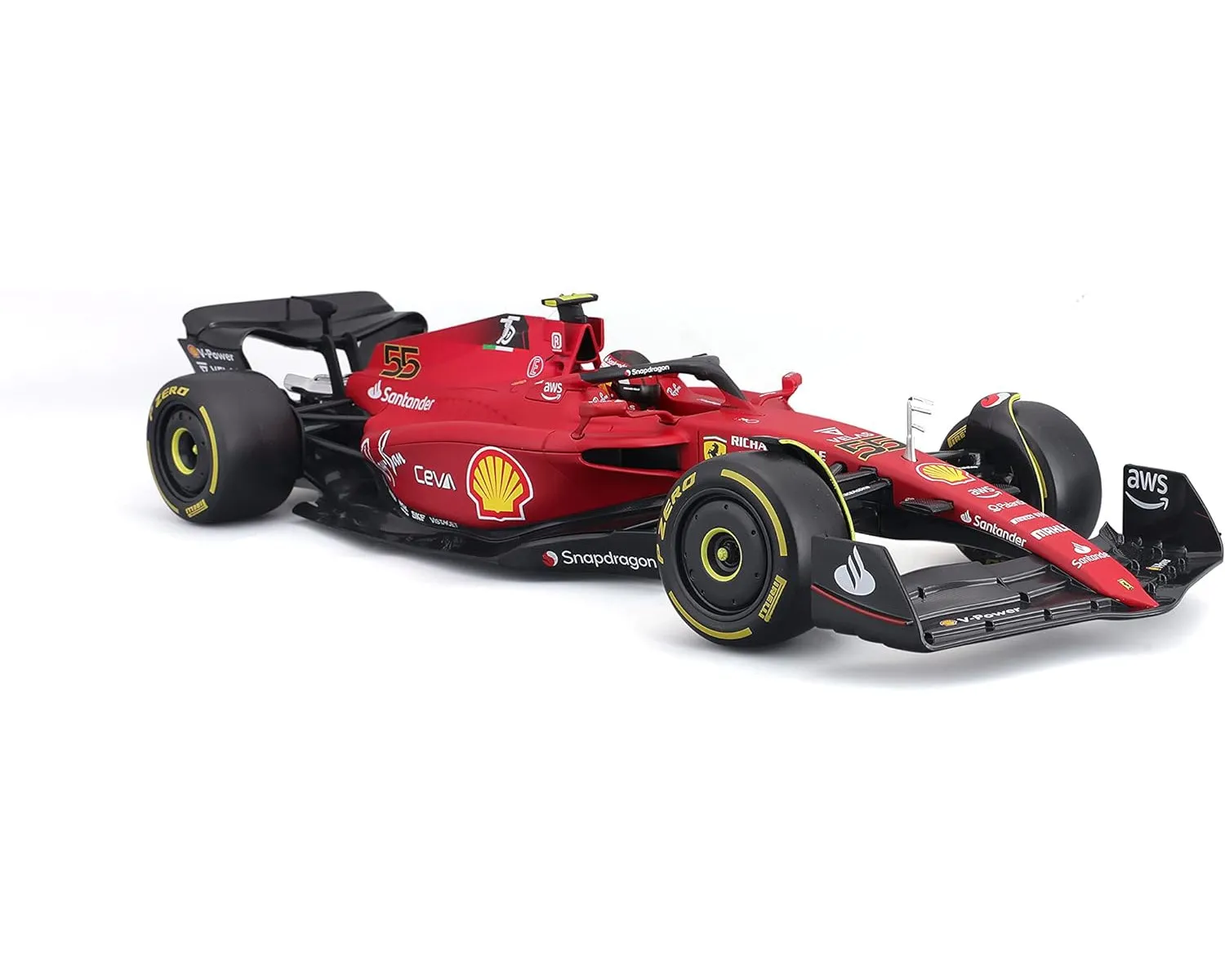 Bburago 18-16812S - Modellauto - F1 Ferrari SF-23, 2023 Sainz (Maßstab 1:18)