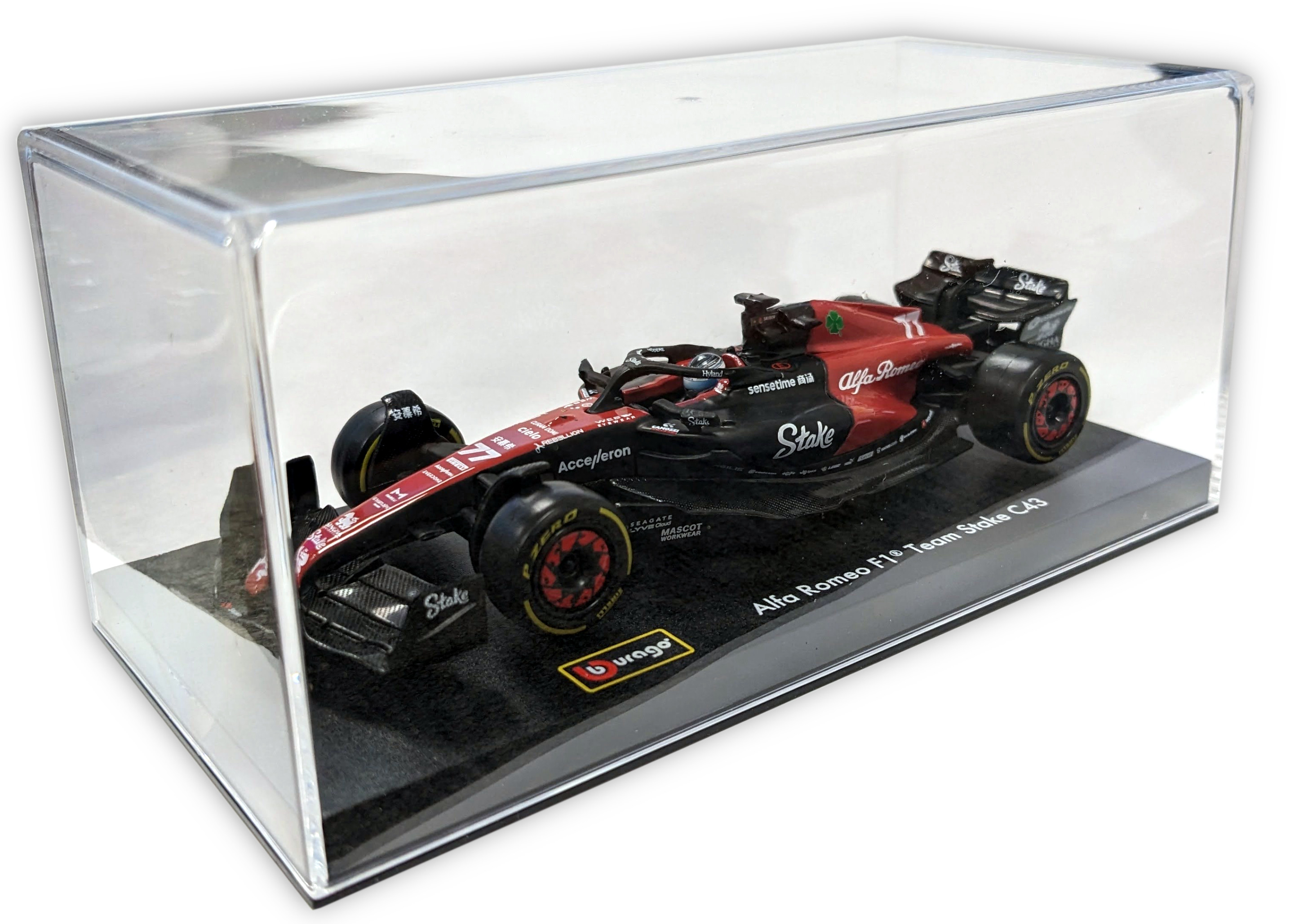 Bburago 18-38086 - Modellauto - F1 Alfa Romeo C43 #77 Bottas (mit Helm, Maßstab 1:43) Bburago 18-38086 - Modellauto - F1 Alfa Romeo C43 #77 Bottas (mit Helm, Maßstab 1:43)