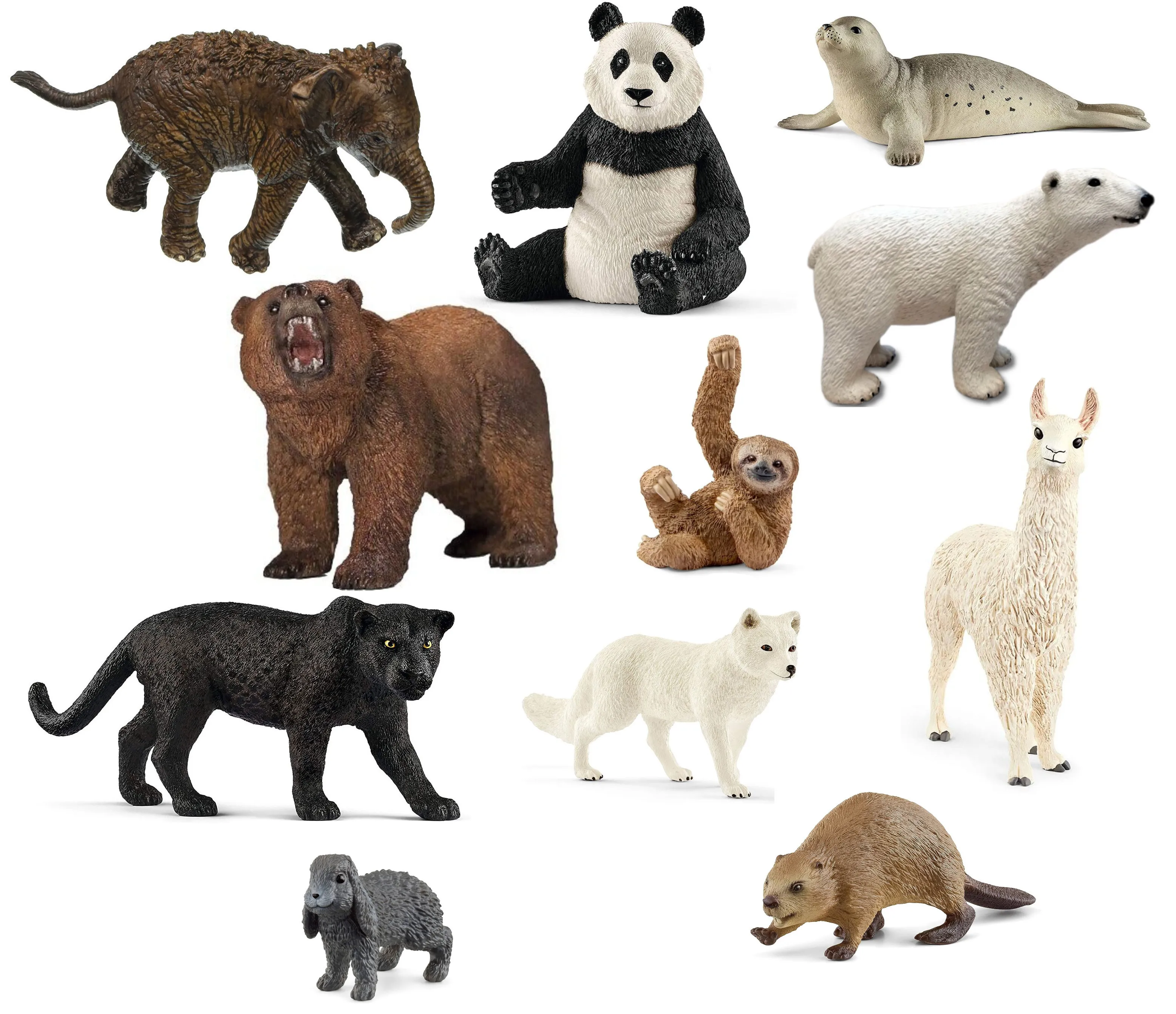 Schleich - Tierfiguren - wilde Tiere der Welt 11-teilig