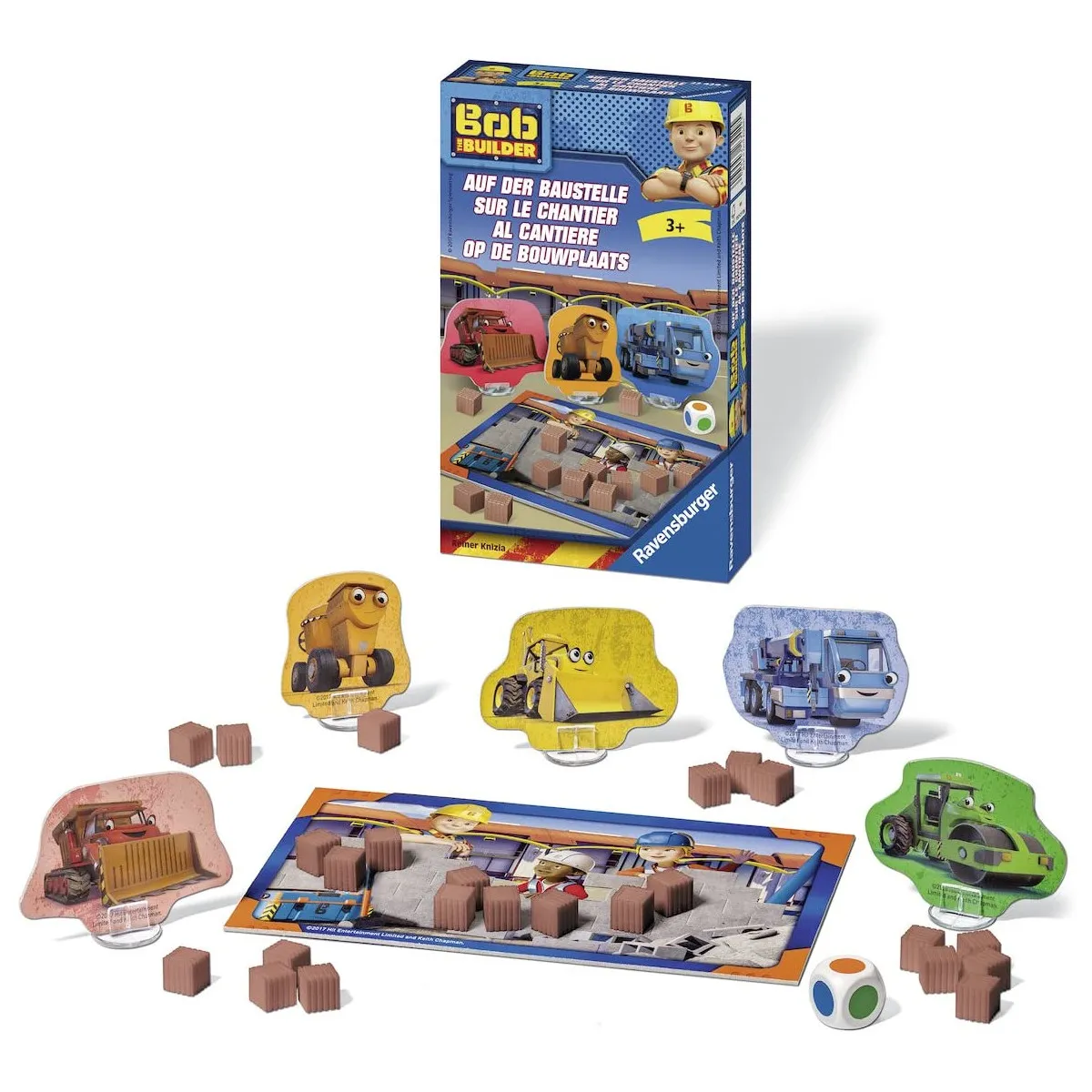 Ravensburger - Brettspiel - Bob der Baumeister - Auf der Baustelle