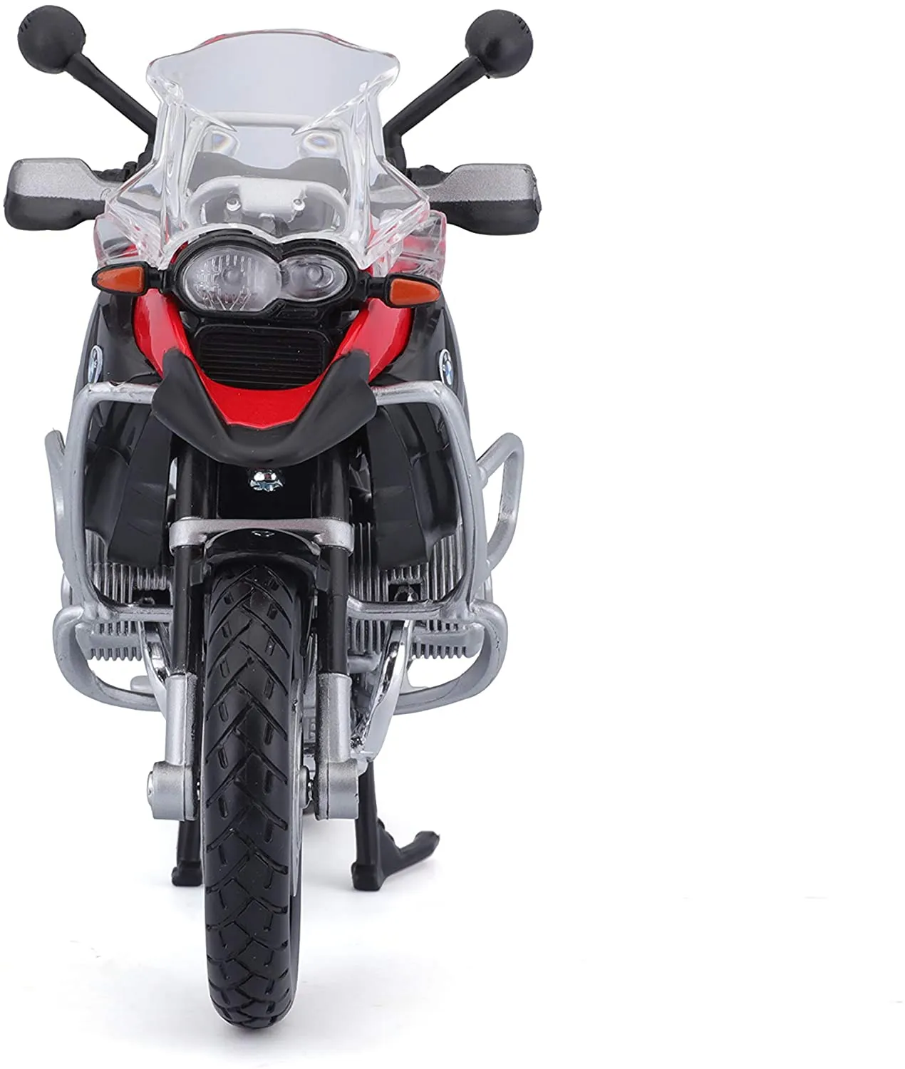 Maisto 31157 - Modellmotorrad - BMW R1200GS (schwarz-rot, Maßstab 1:12)