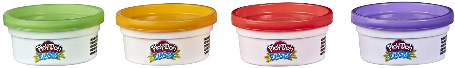 Hasbro - Play-Doh - Elastix Spielknete (4er Pack)