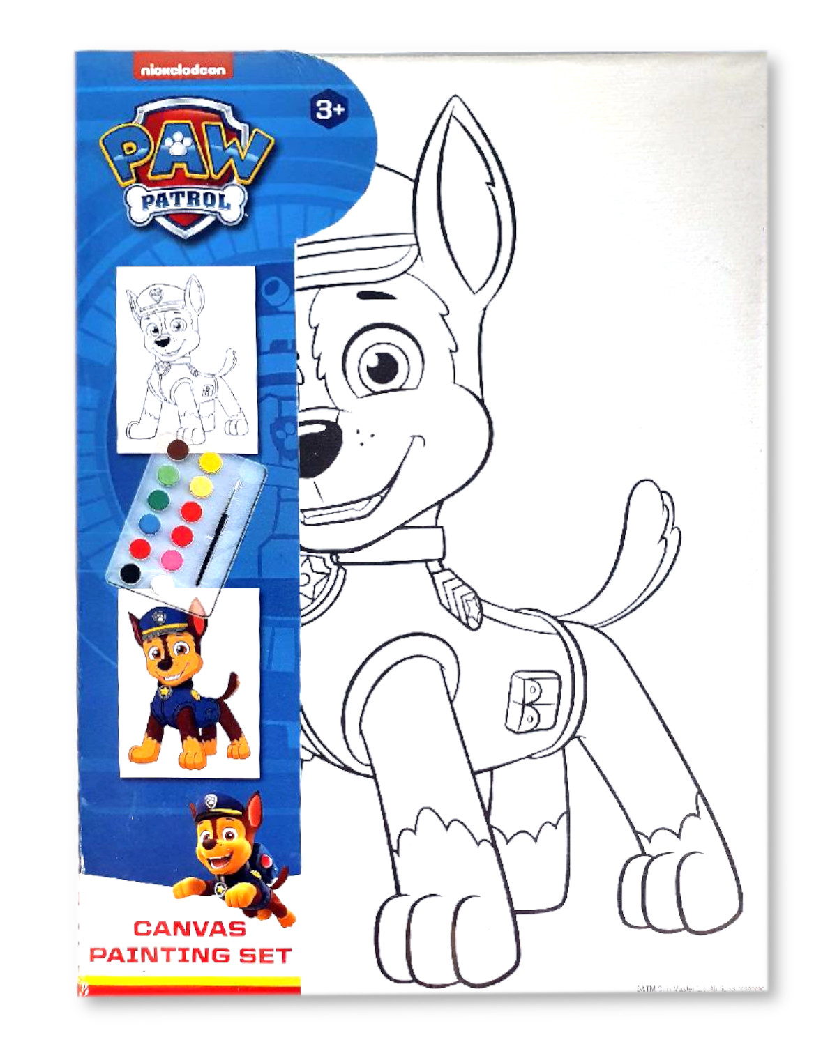 Paw Patrol - Mal-Set mit Leinwand, 4 Motive Paw Patrol - Mal-Set mit Leinwand, 4 Motive