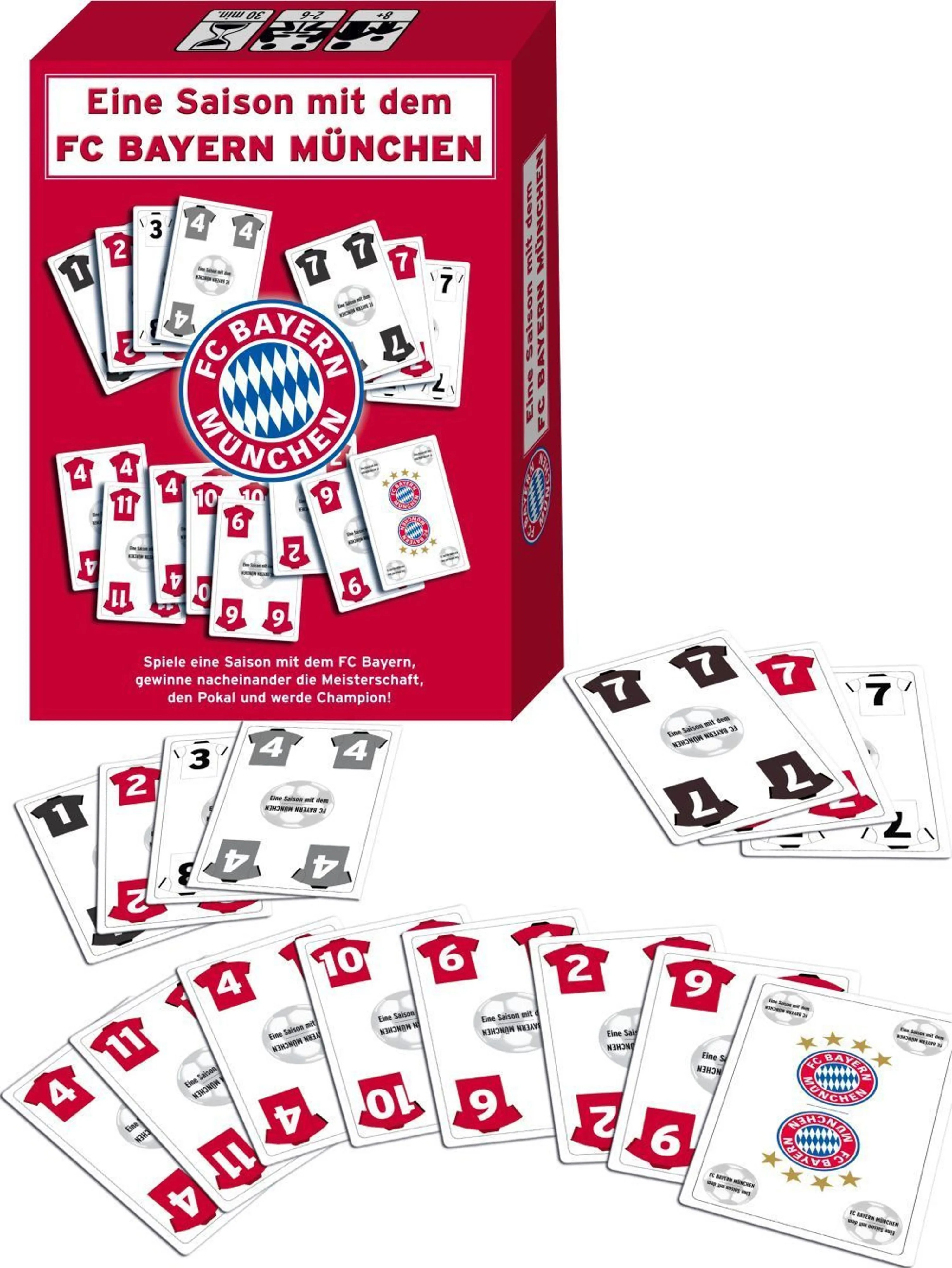 Teepe Verlag 22596927 - Kartenspiel - Eine Saison mit dem FC Bayern München