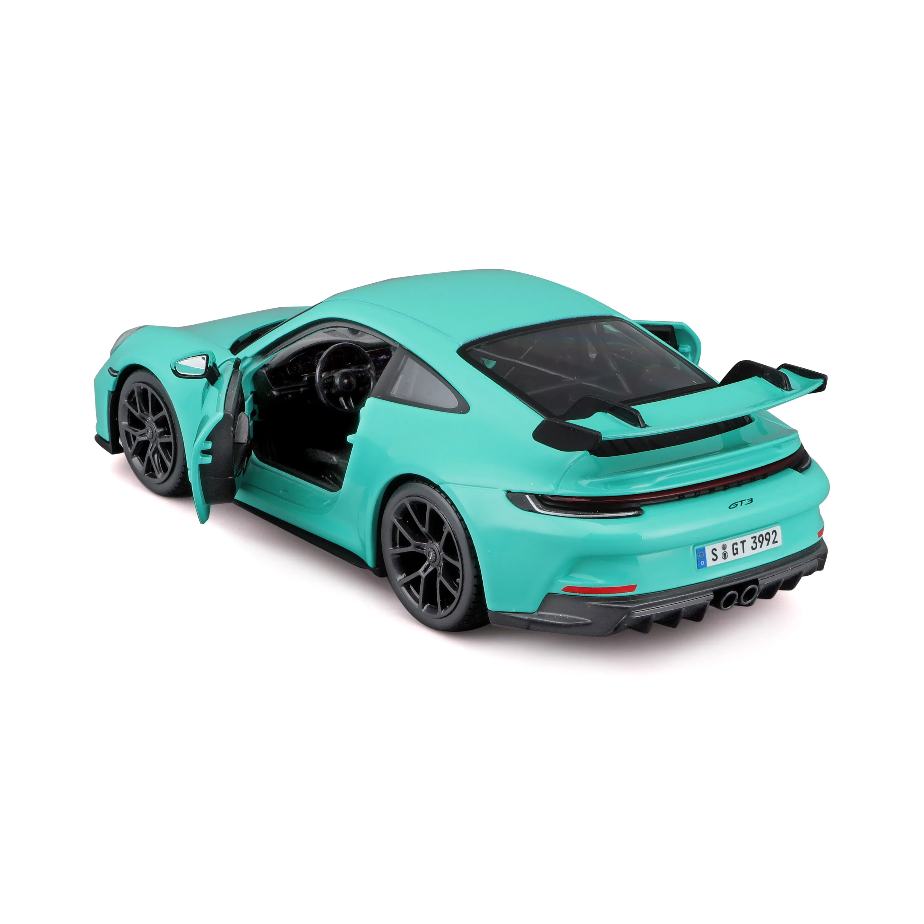 Bburago 18-21104 - Modellauto - Porsche 911 GT3 '21 (grün, Maßstab 1:24)
