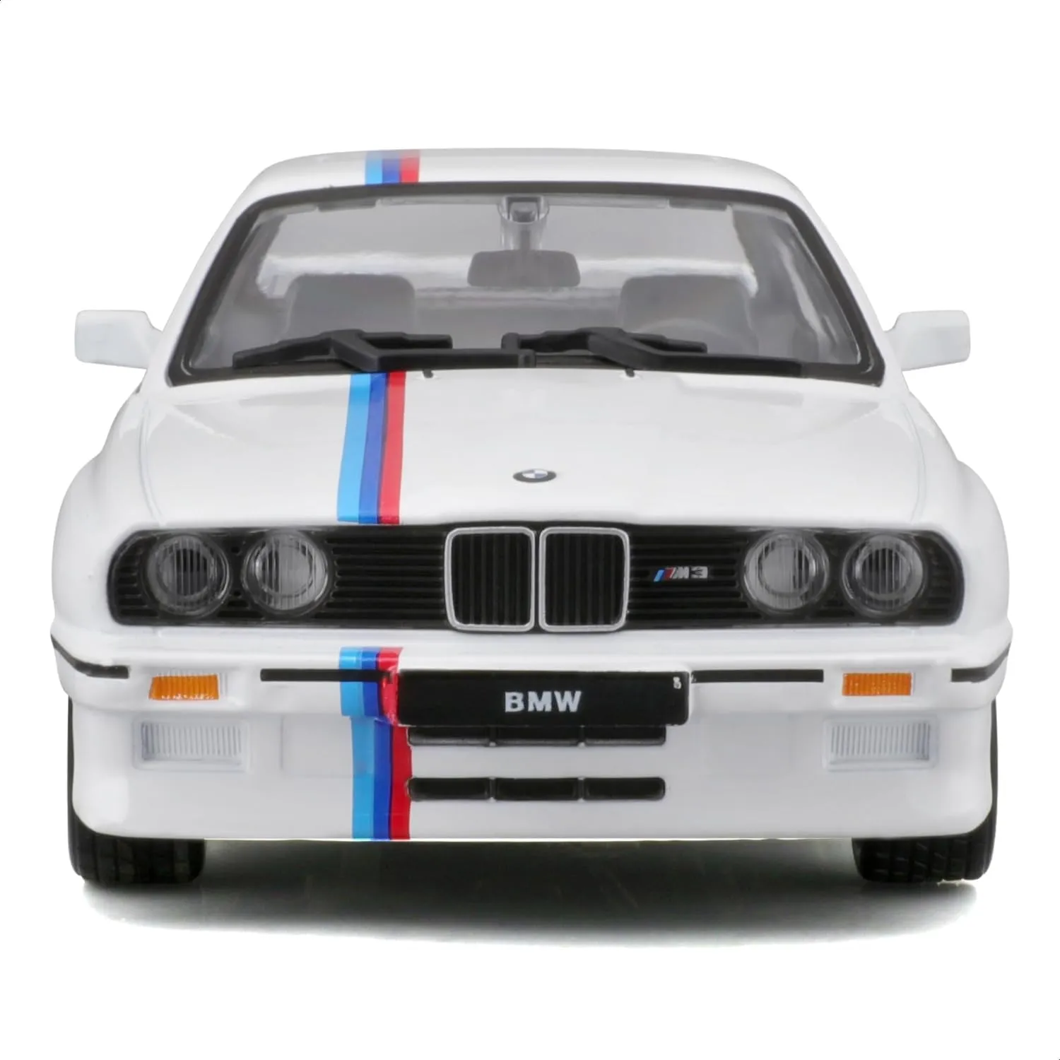 Bburago 18-21100 - Modellauto - BMW 3 Series M3 1988 (weiß, Maßstab 1:24)