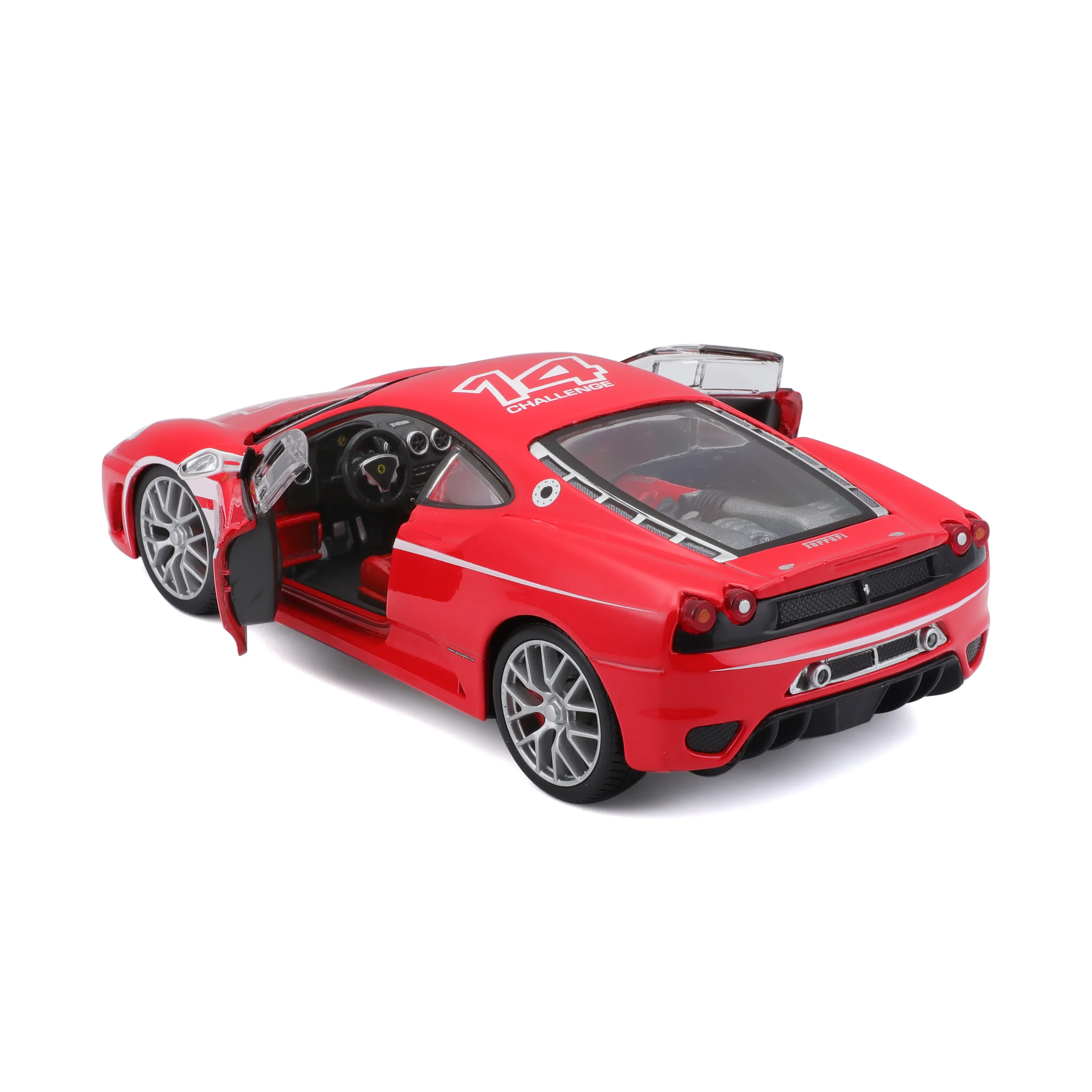 Bburago 18-26548 - Modellauto - Ferrari F430 Challenge [Centauria Version] (rot, Maßstab 1:24)