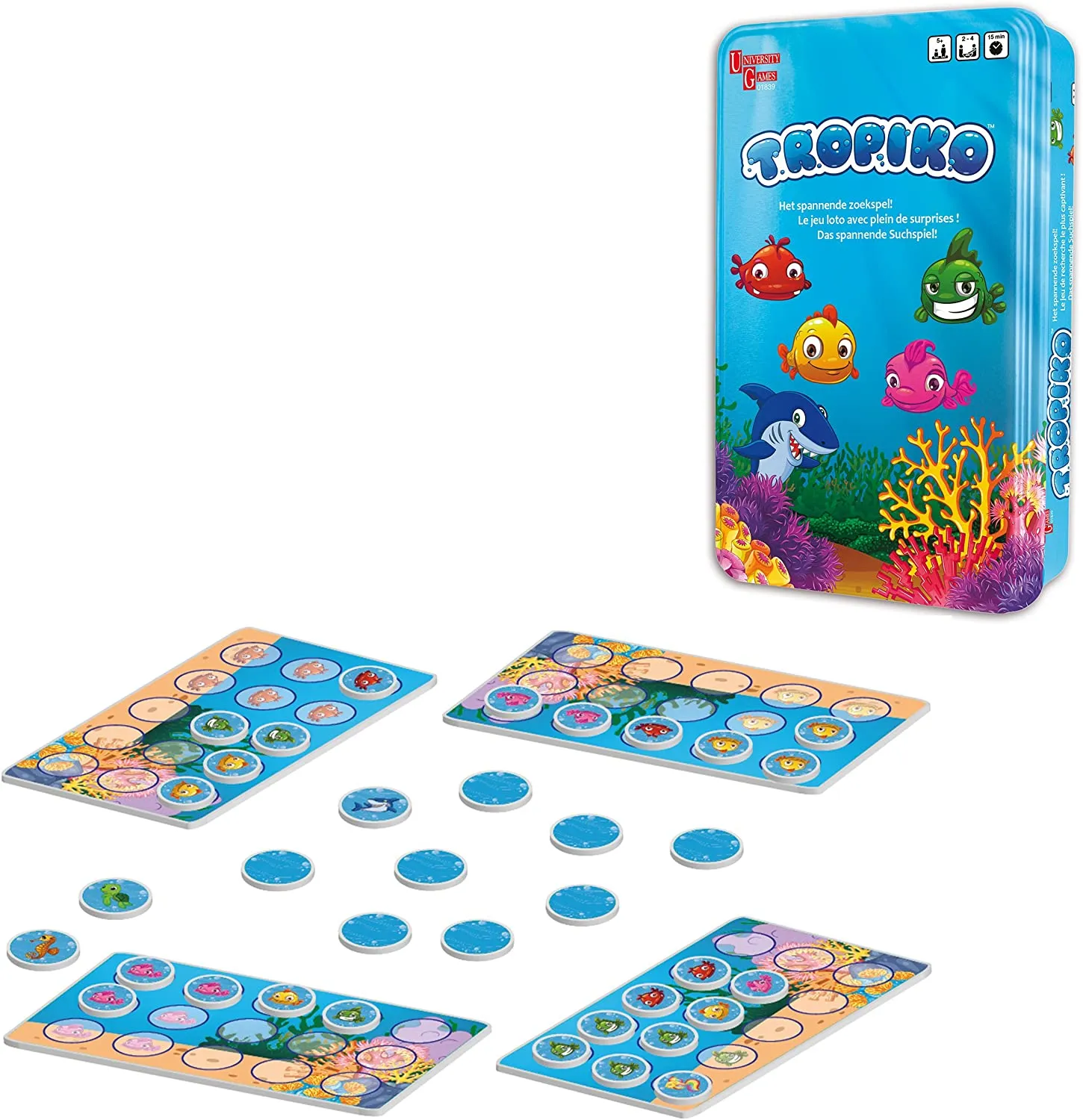 Piatnik Rätsel und Memo-Spielepaket (Rapido, Loco, Tropiko, Detectivo)