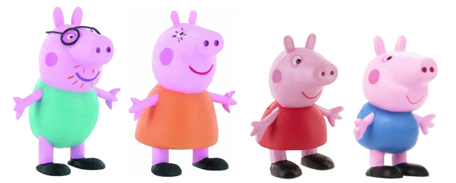Peppa Wutz Figuren 6,5cm (4er Set)