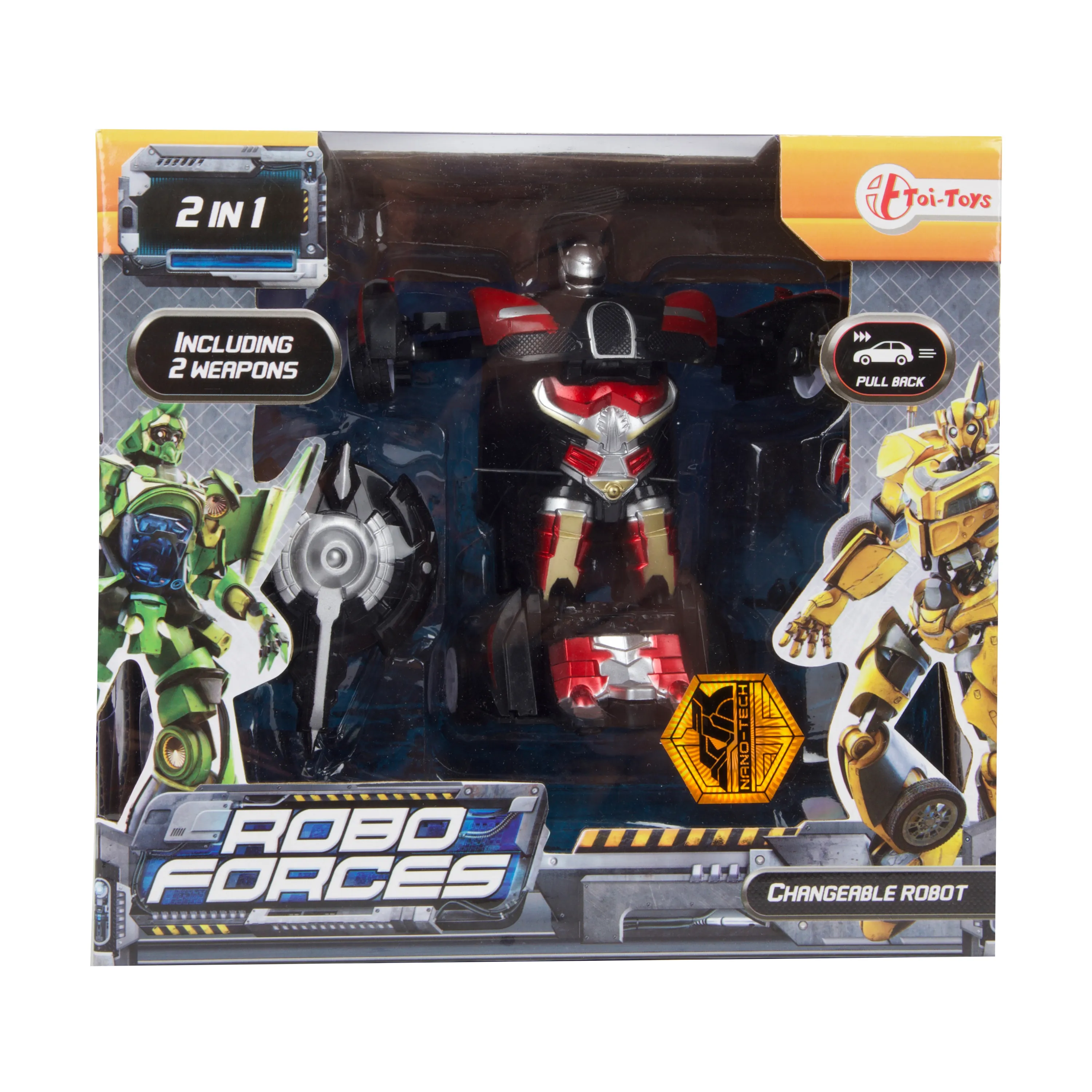 Toi-Toys - ROBOFORCES - Verwandlungsroboter Superauto