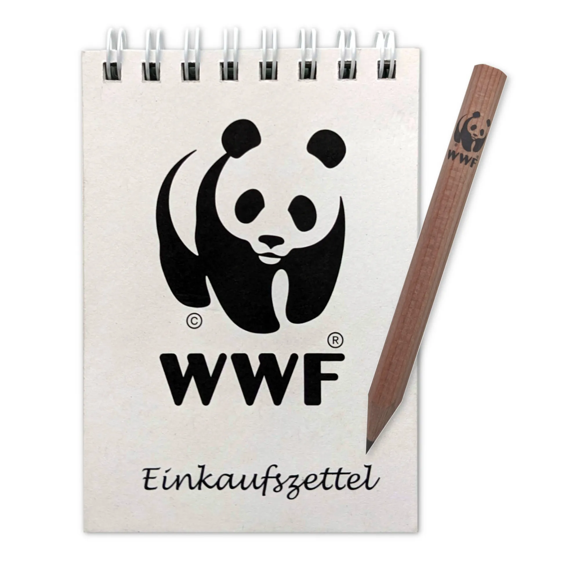 WWF - Schreibblock & Bleistift