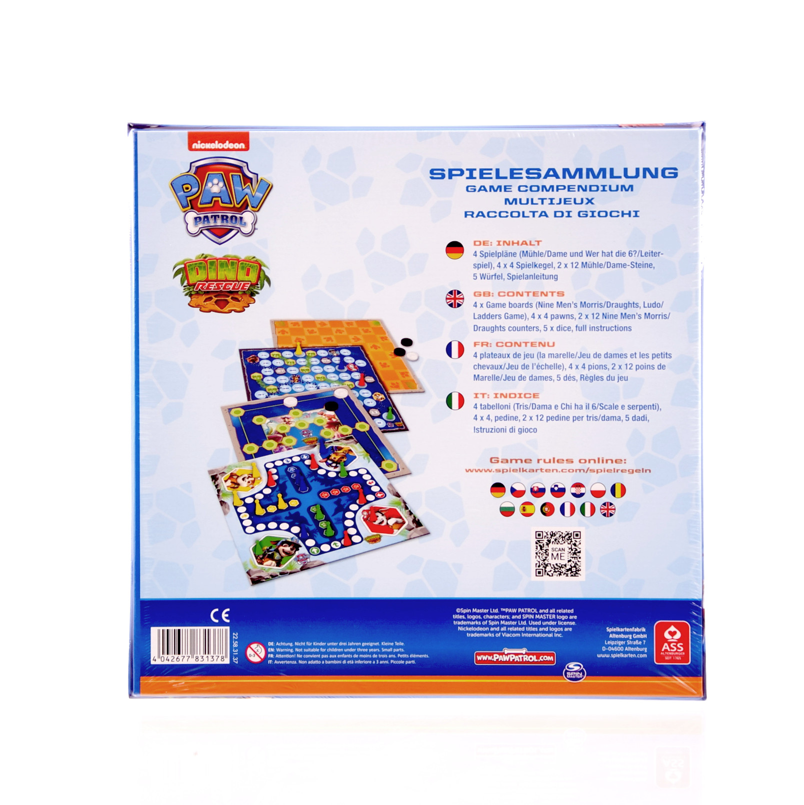 ASS Altenburger 22583137 - Paw Patrol Spielesammlung