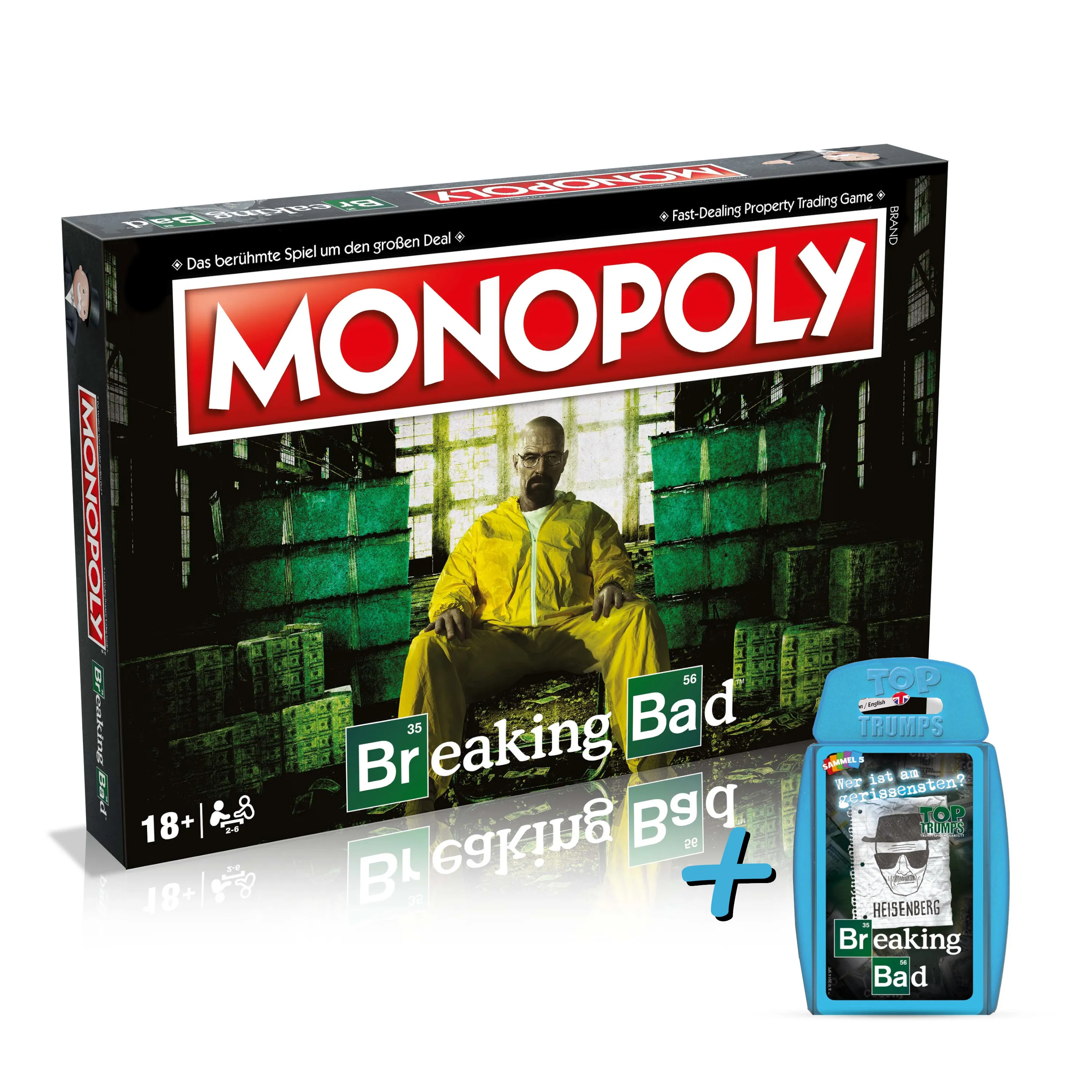 Monopoly - Breaking Bad (deutsch/englisch) + Top Trumps