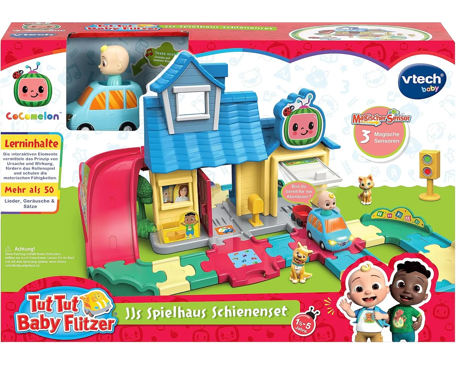 vtech 5579 - Cocomelon - JJs Spielhaus Schienenset