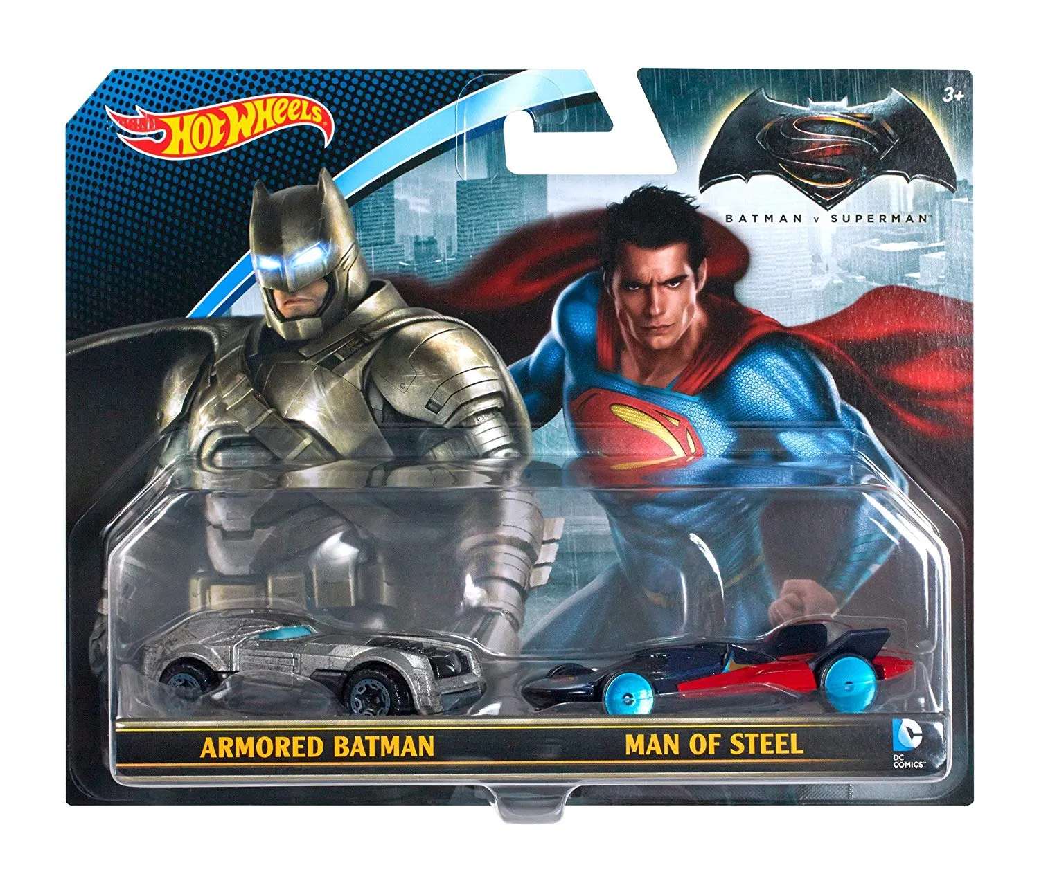 Mattel - Hot Wheels Spielzeugauto "Batman v Superman" (2er Pack)