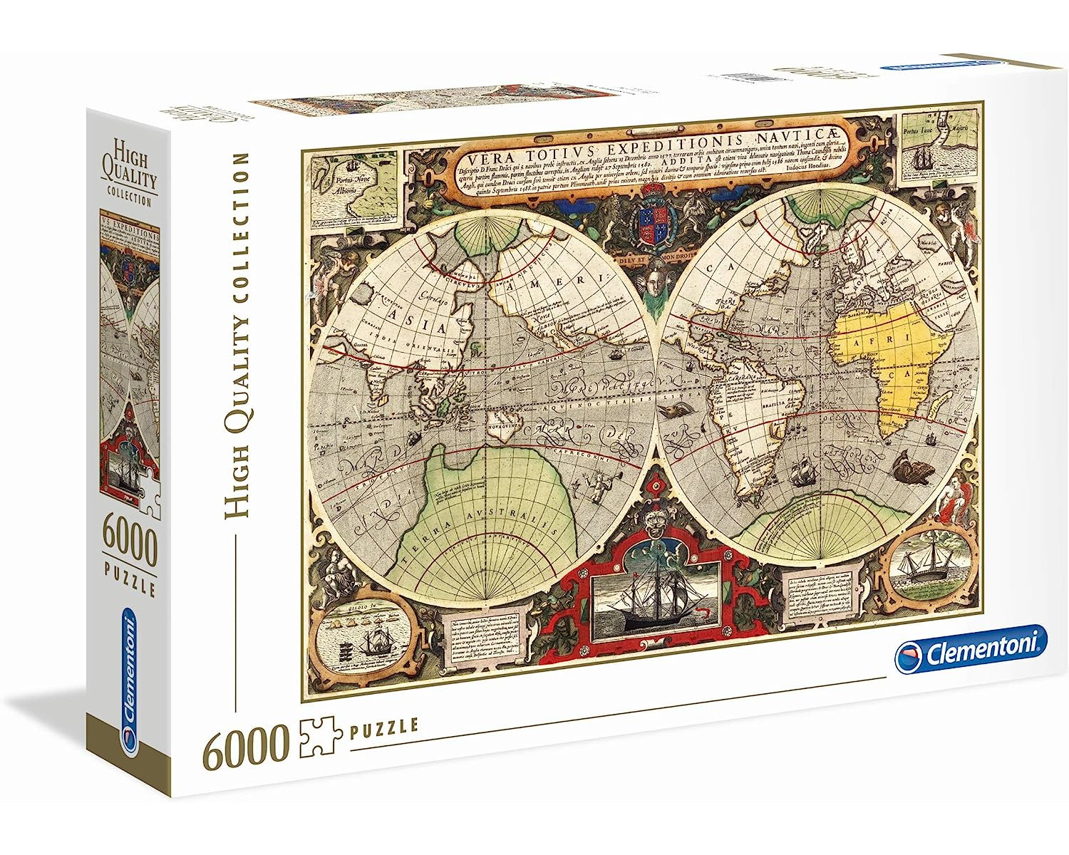 Clementoni 97971 - Puzzle - Antike See-Karte (6000 Teile)