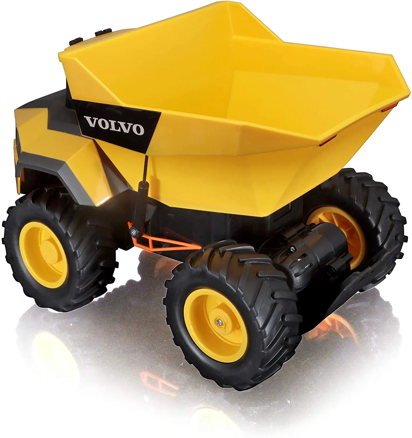Maisto Tech 82056 - Ferngesteuertes Auto - Volvo A25 Kipper (gelb, 30cm)