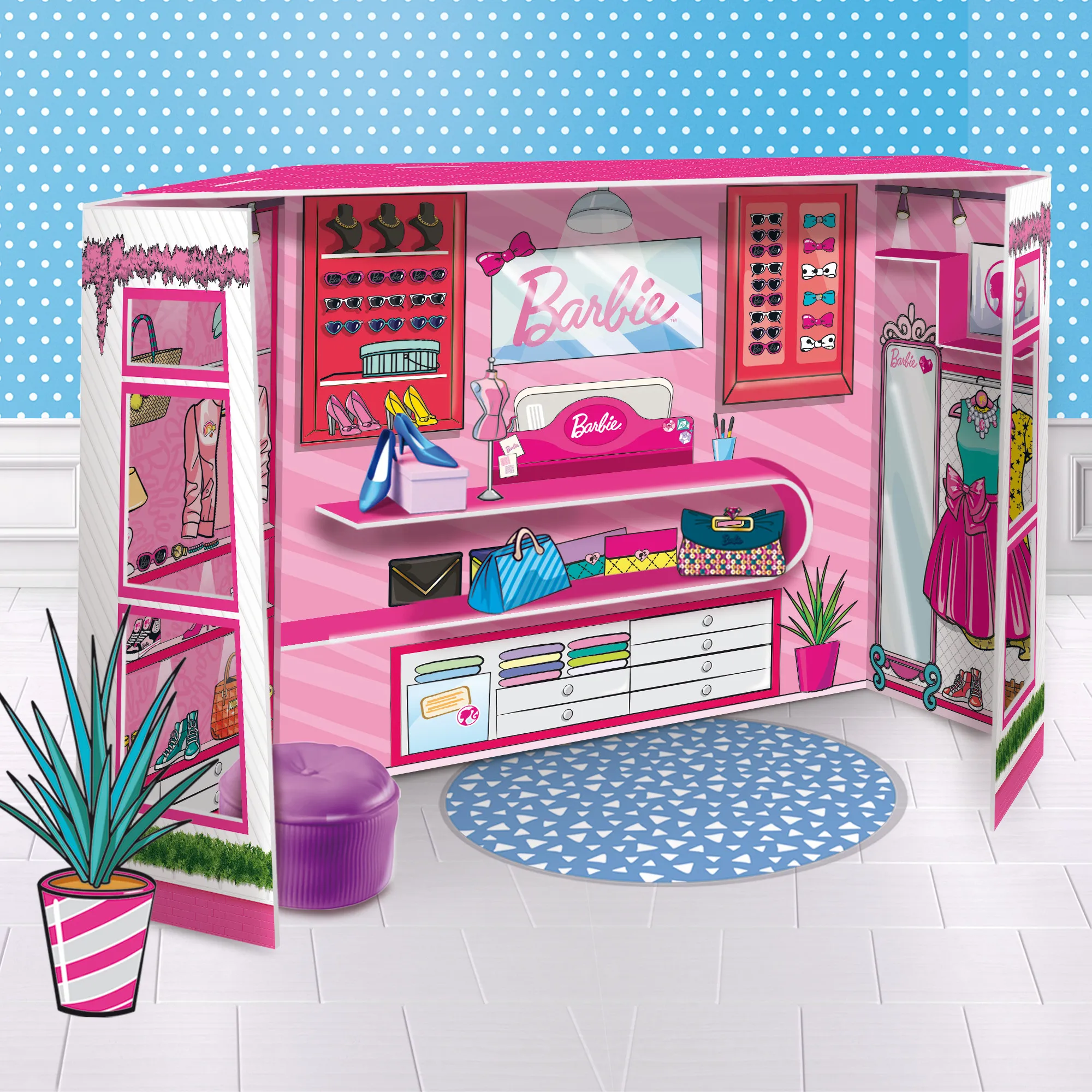 Lisciani 76918 - Barbie Fashion Boutique mit Barbie-Puppe
