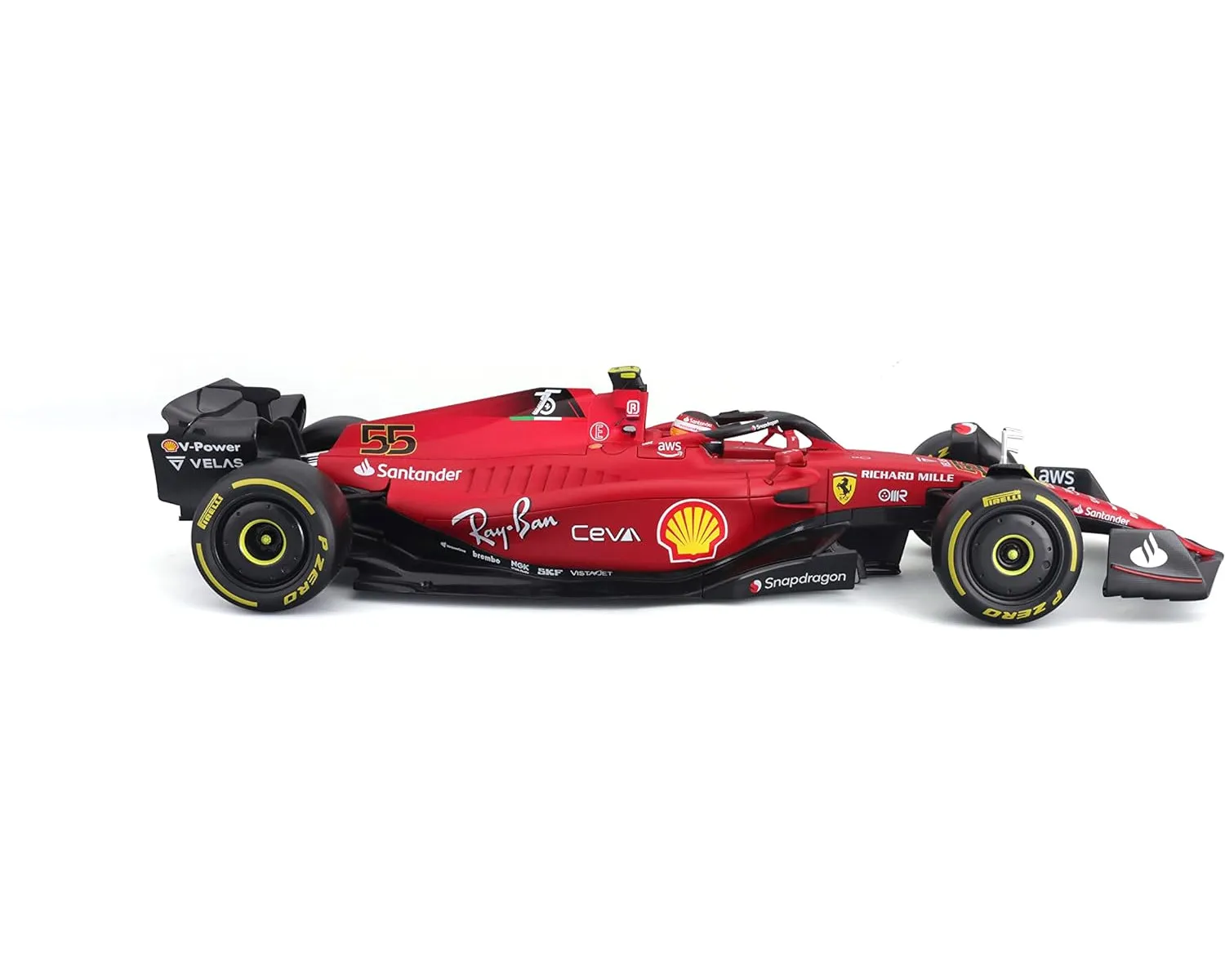 Bburago 18-16812S - Modellauto - F1 Ferrari SF-23, 2023 Sainz (Maßstab 1:18)